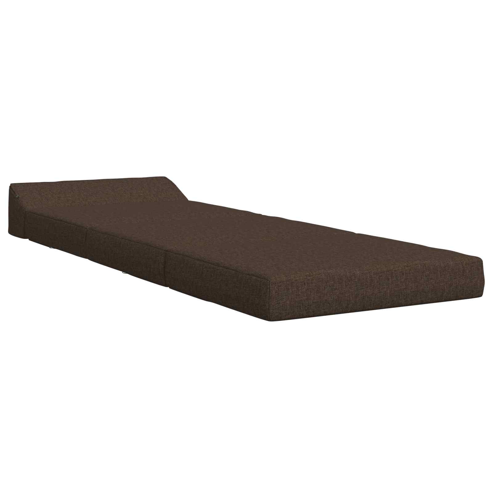 Sofa na razvlačenje Sivosmeđa 200 x 70 x 10 cm Tkanina