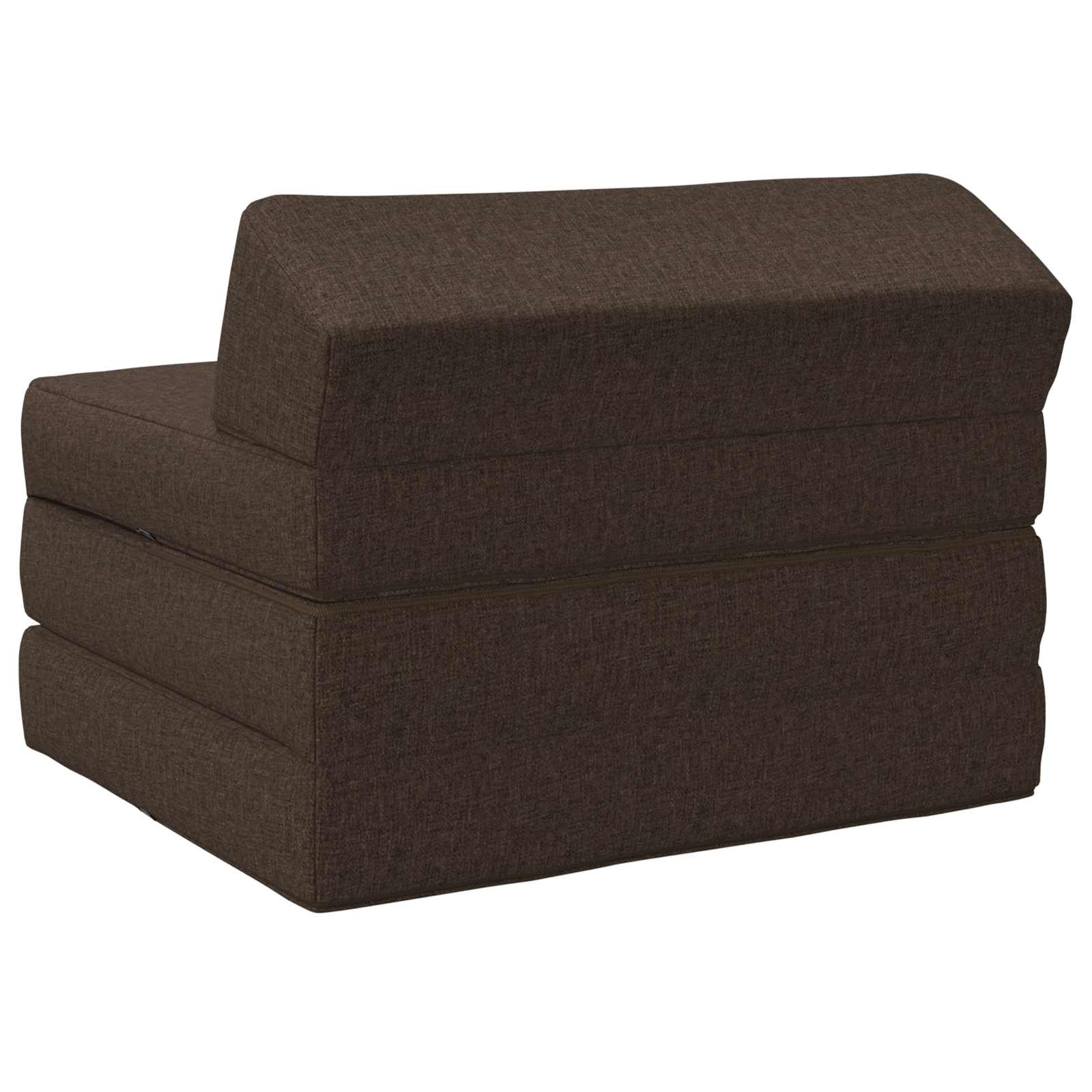Sofa na razvlačenje Sivosmeđa 200 x 70 x 10 cm Tkanina