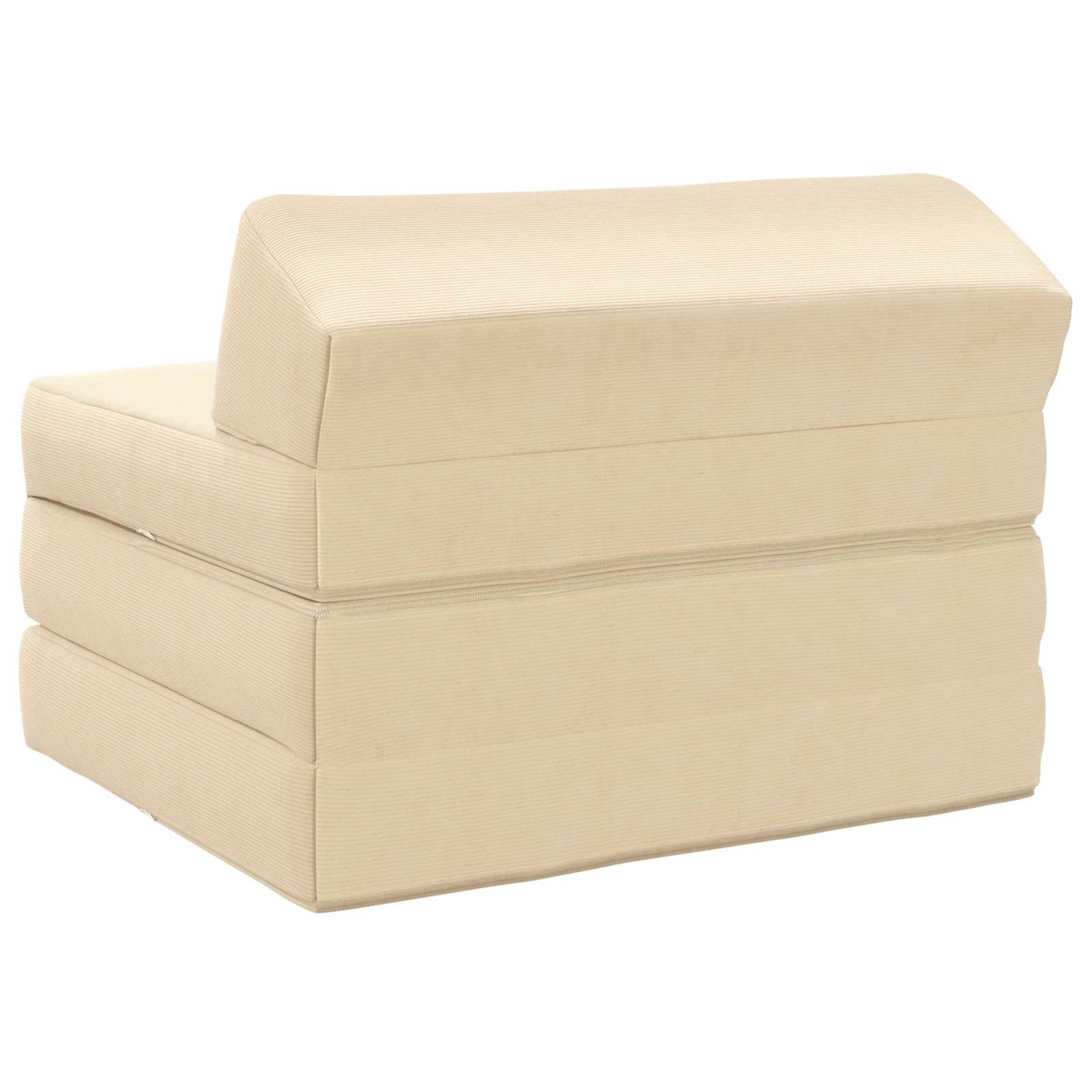 Sofa na razvlačenje Krem 200 x 70 x 10 cm Kordura tekstil