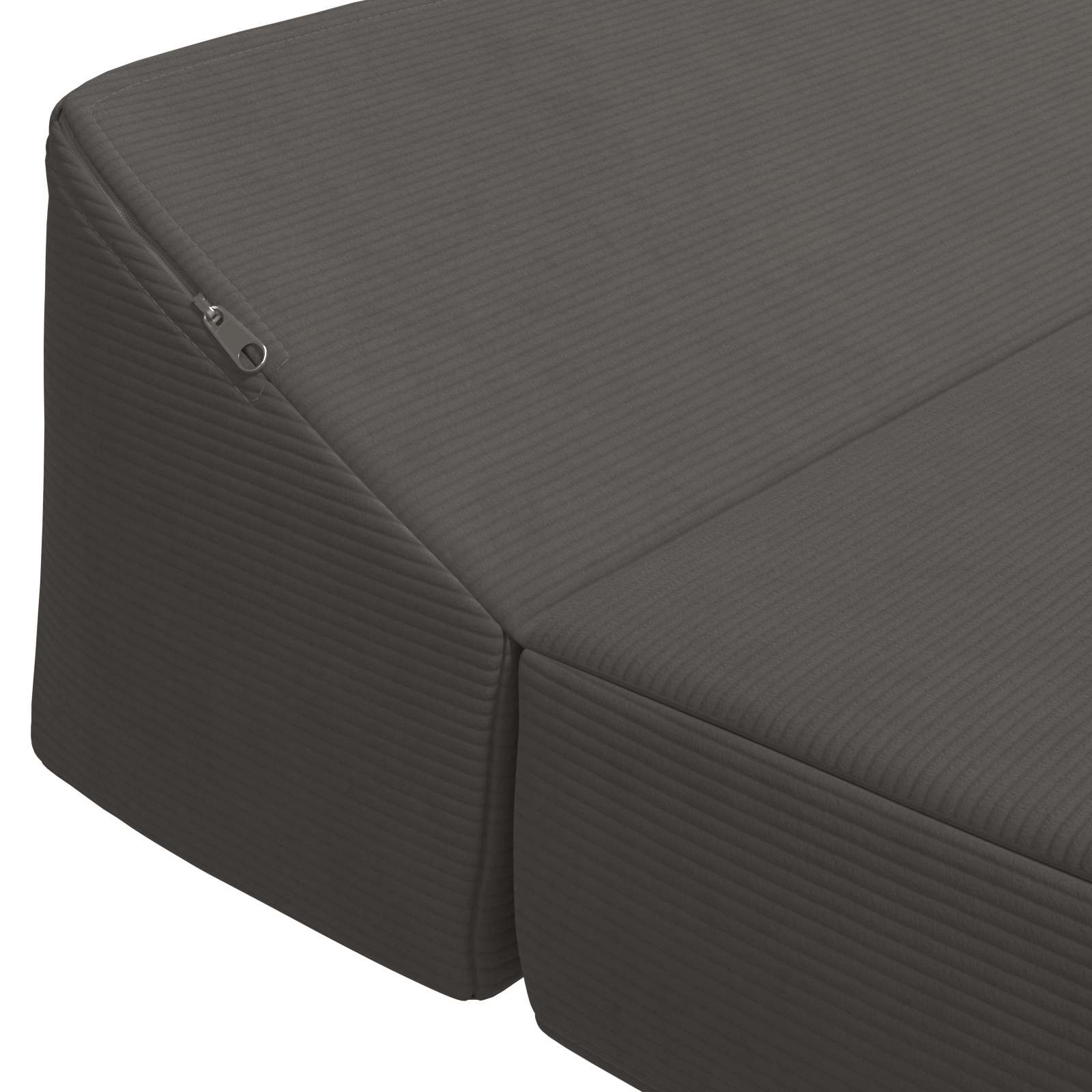 Sofa na razvlačenje Tamnosiva 120 x 60 x 49 cm Tkanina