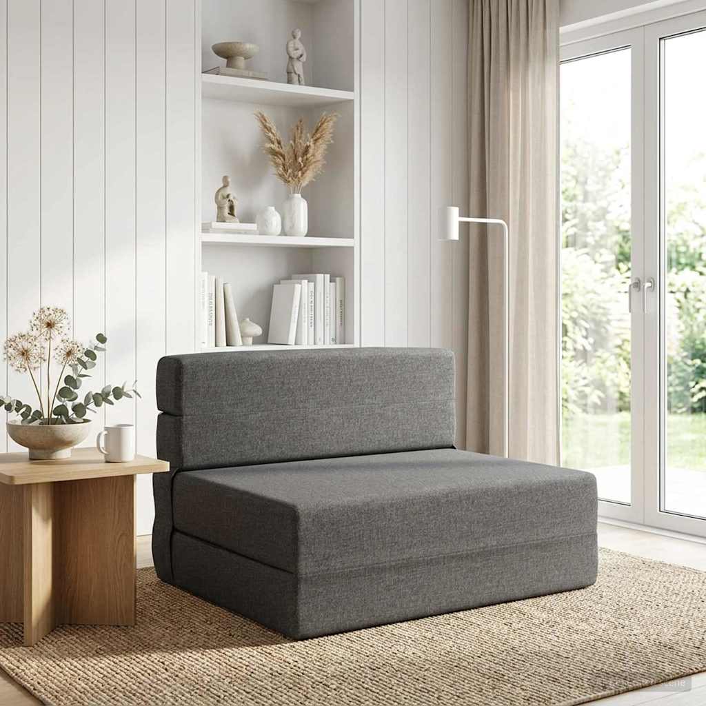 Sofa na razvlačenje Svjetlosiva 70 x 72 x 60 cm Tkanina
