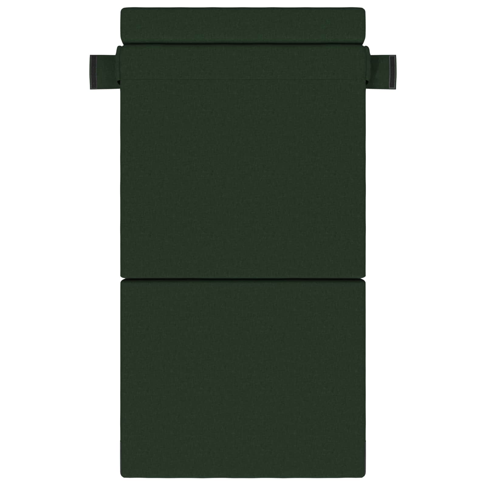 Sofa na razvlačenje Tamnozelena 70 x 72 x 60 cm Tkanina