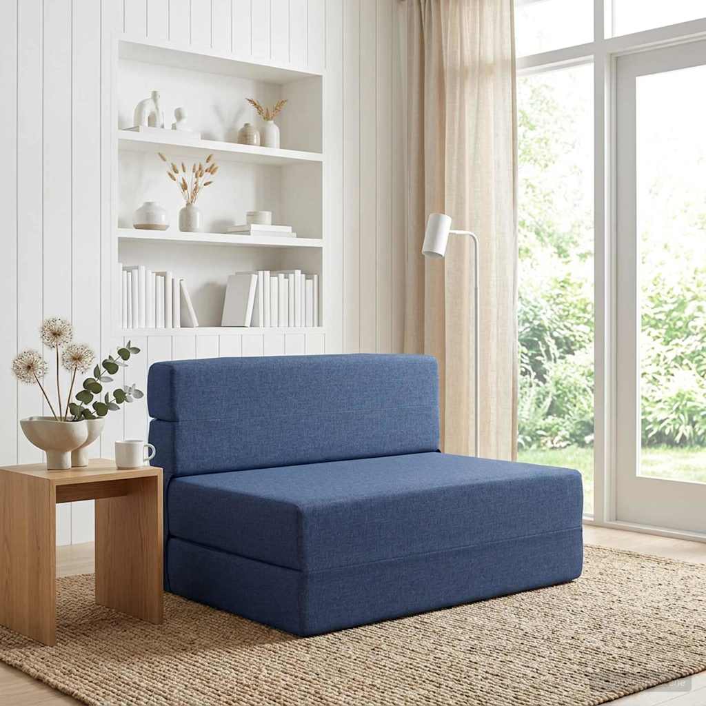 Sofa na razvlačenje Plava 70 x 72 x 60 cm Tkanina