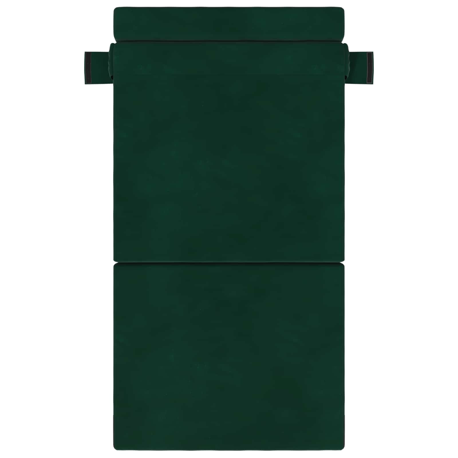 Sofa na razvlačenje Tamnozelena 70 x 80 x 60 cm Tkanina