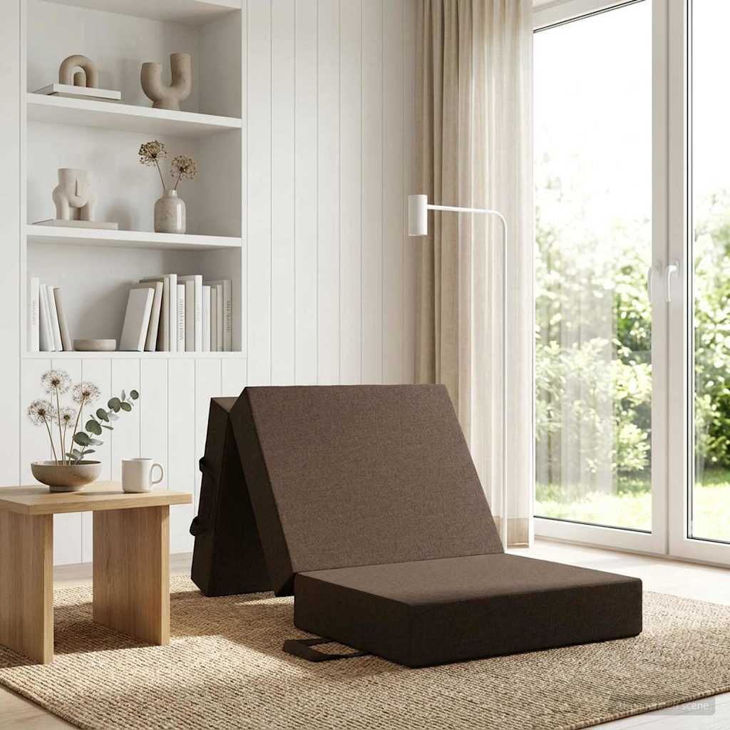 Sofa na razvlačenje 75 x 63 x 45 cm Sivosmeđa