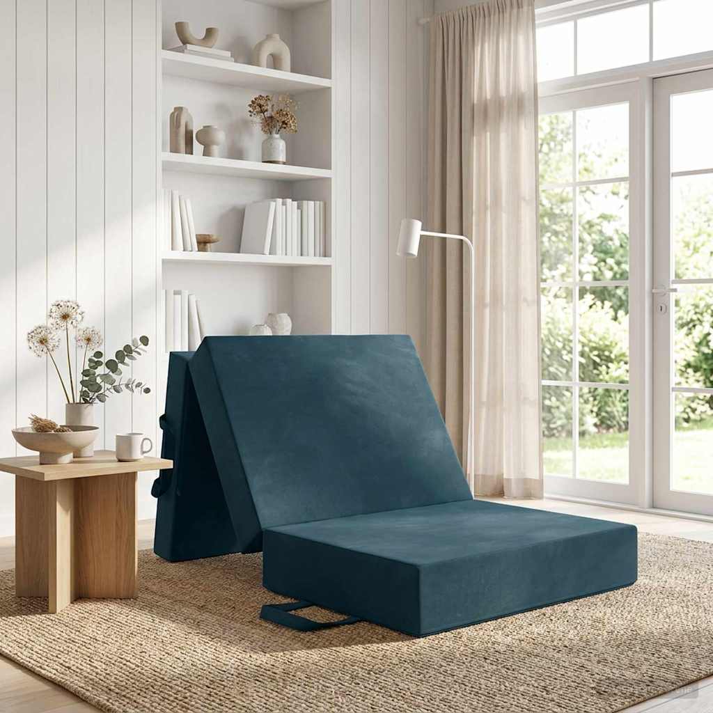 Sofa na razvlačenje 75 x 63 x 45 cm Plava