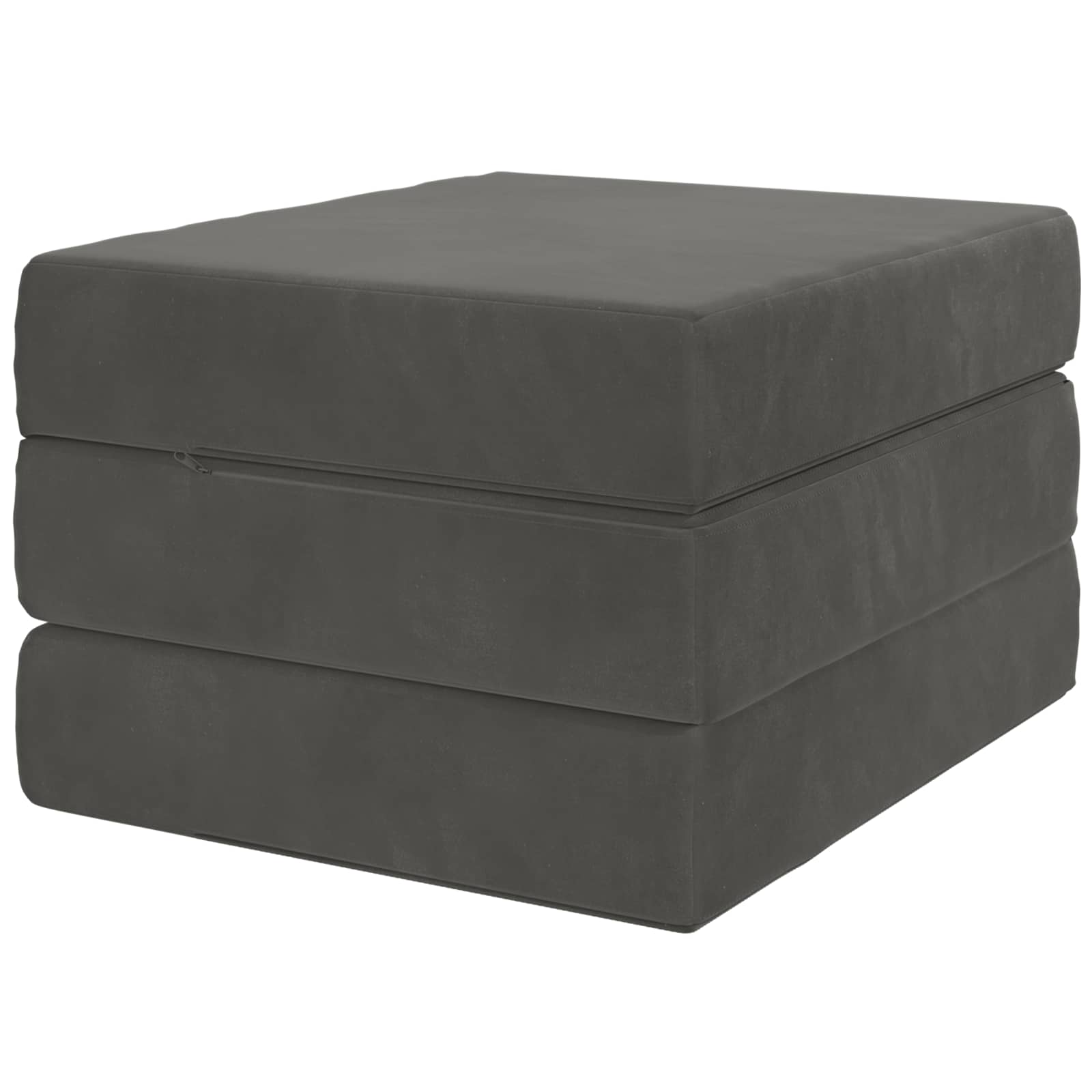 Sofa na razvlačenje 75 x 63 x 45 cm Tamnosiva