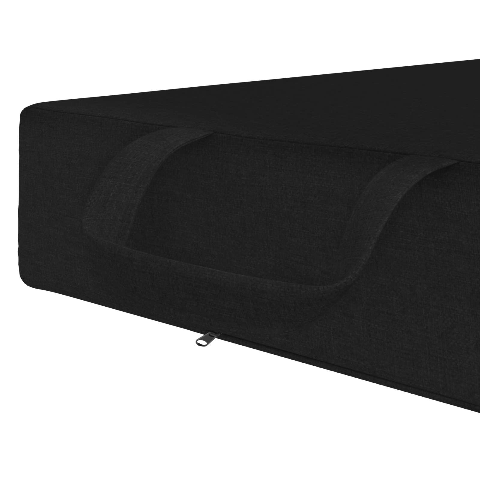 Sofa na razvlačenje 90 x 63 x 45 cm Crna