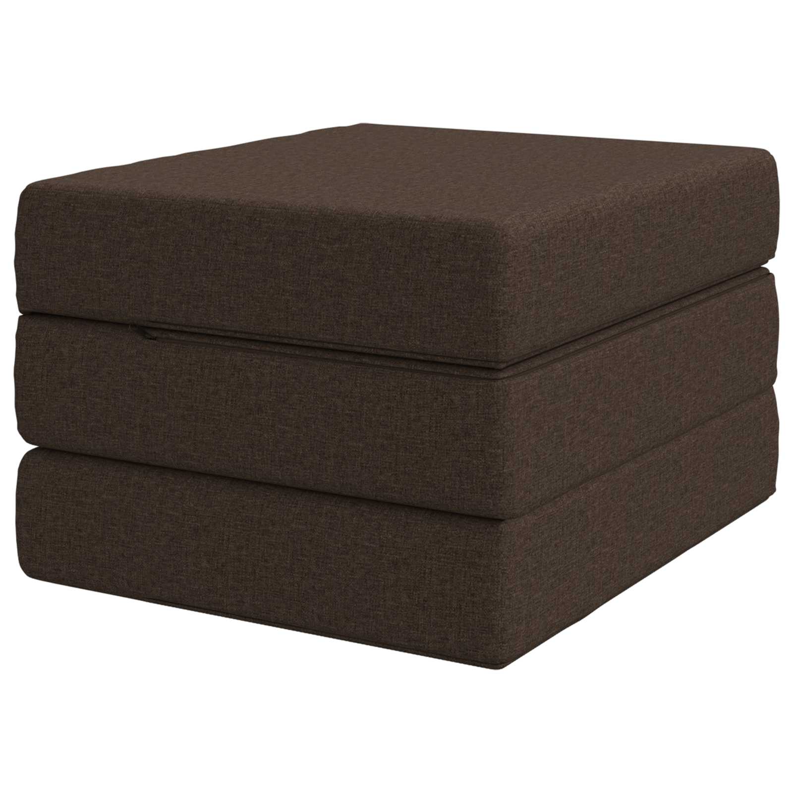Sofa na razvlačenje 90 x 63 x 45 cm Sivosmeđa