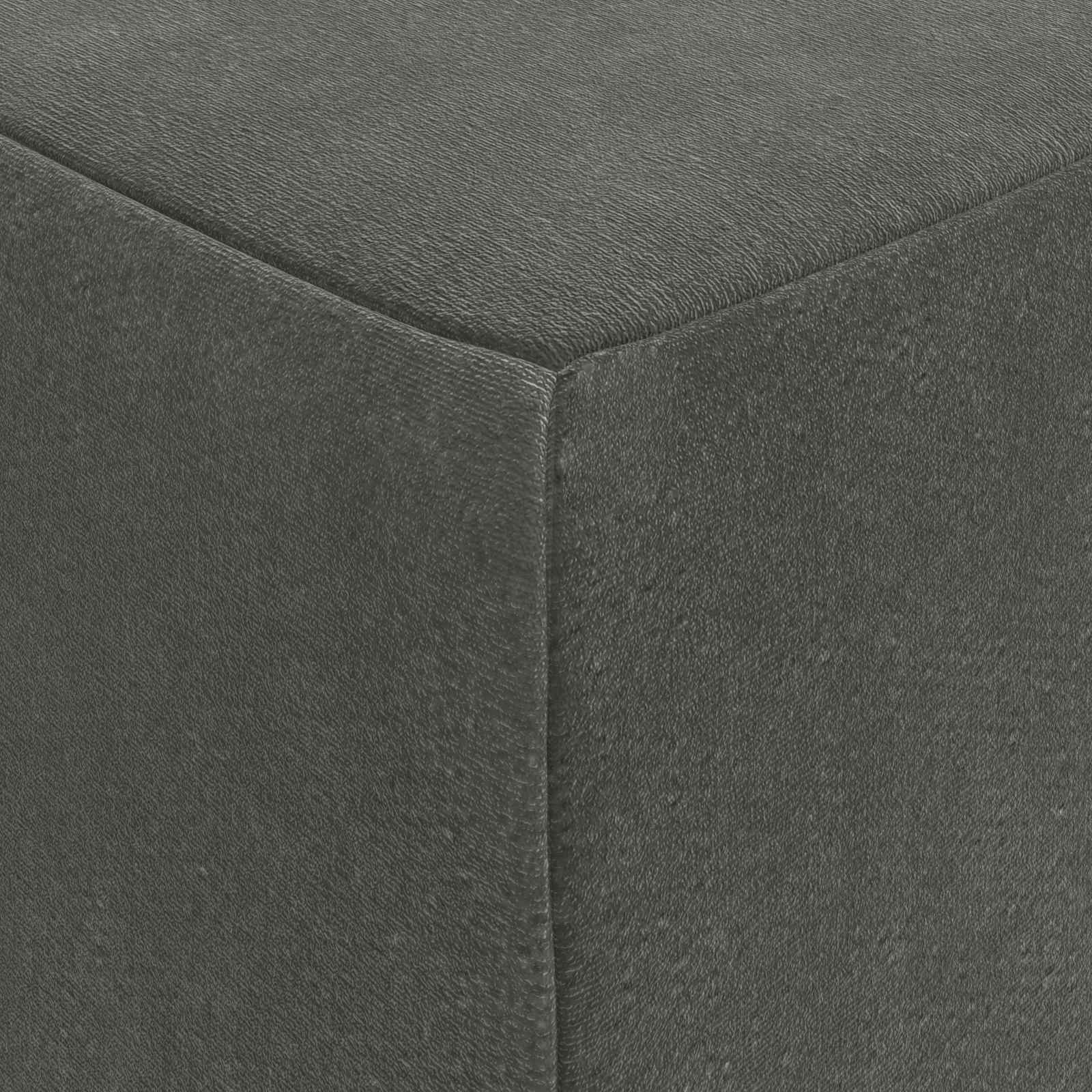 Sofa na razvlačenje 90 x 63 x 45 cm Tamnosiva