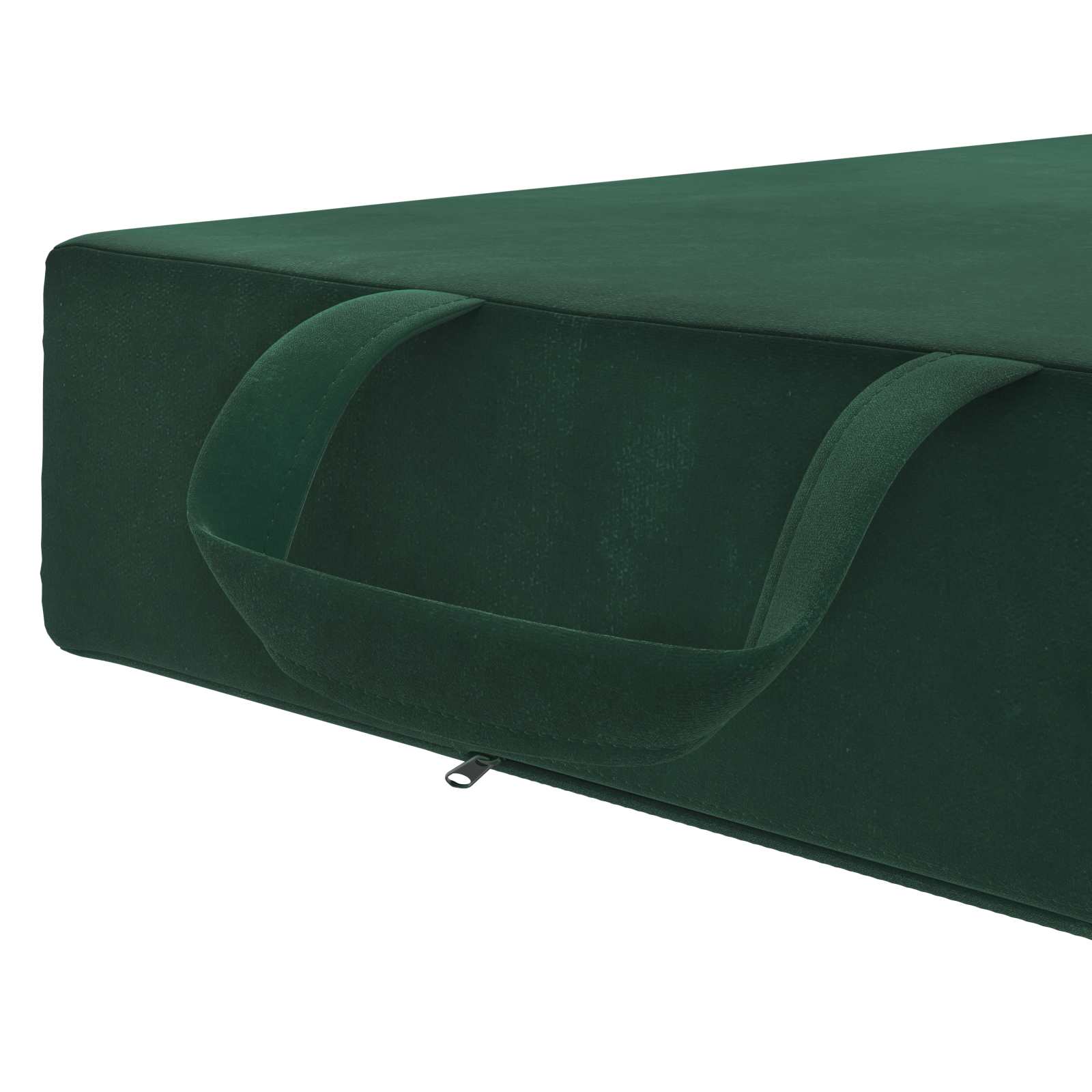Sofa na razvlačenje 90 x 63 x 45 cm Tamnozelena