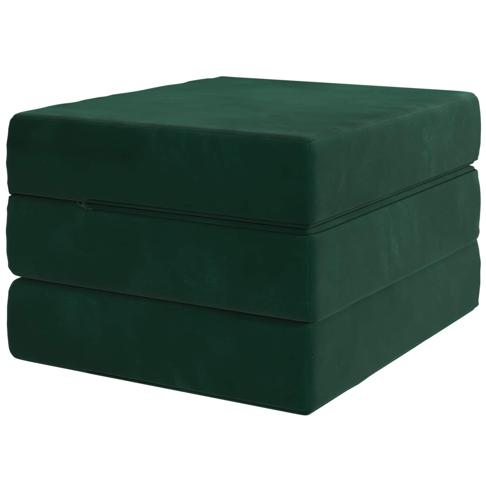 Sofa na razvlačenje 90 x 63 x 45 cm Tamnozelena