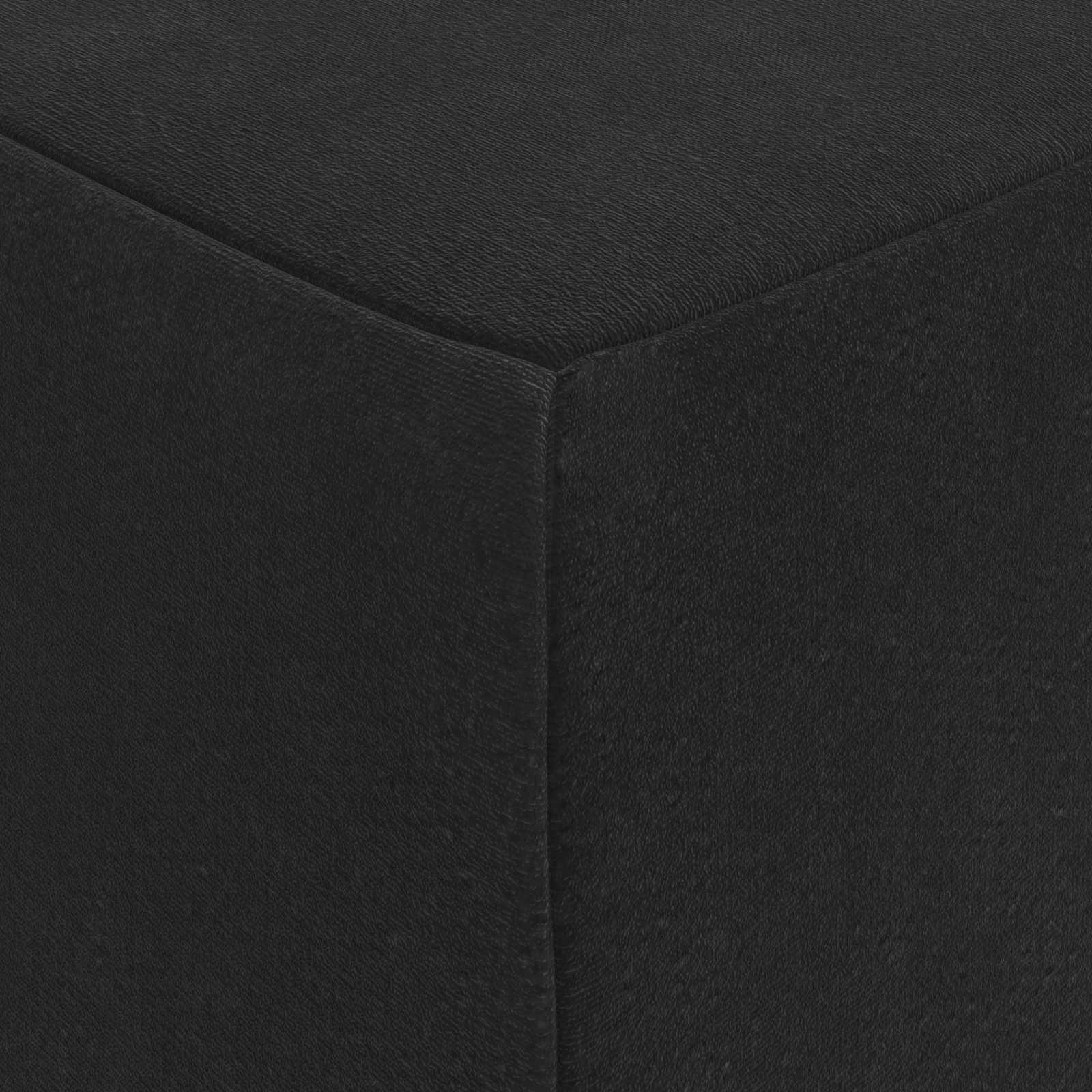 Sofa na razvlačenje 90 x 63 x 45 cm Crna