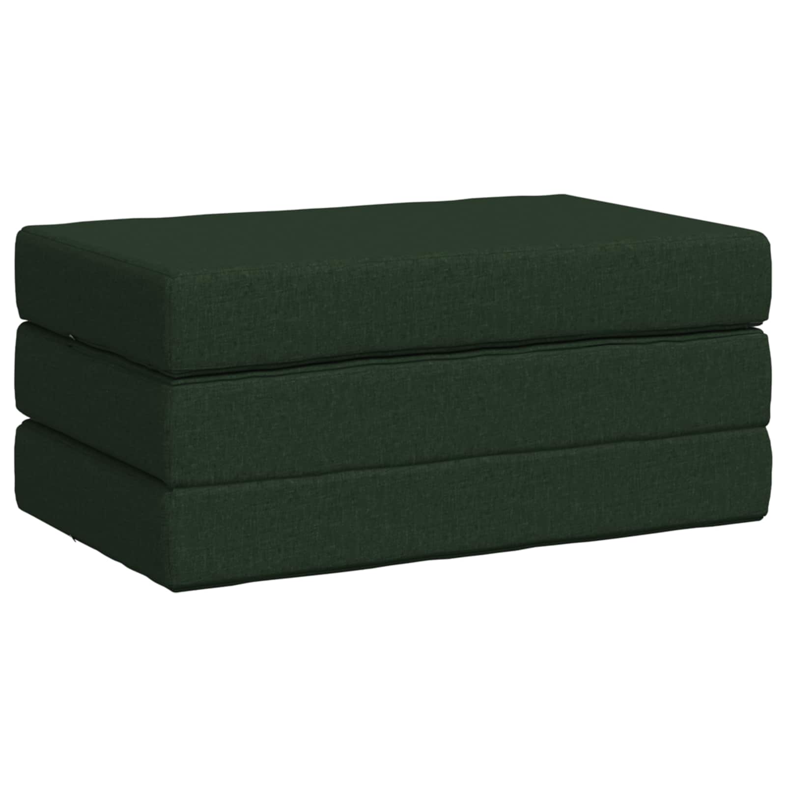 Sofa na razvlačenje 80 x 67 x 45 cm Tamnozelena