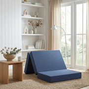 Sofa na razvlačenje 90 x 67 x 45 cm Plava