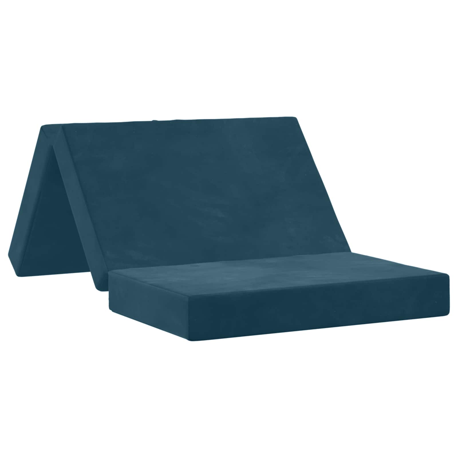 Sofa na razvlačenje 80 x 67 x 45 cm Plava