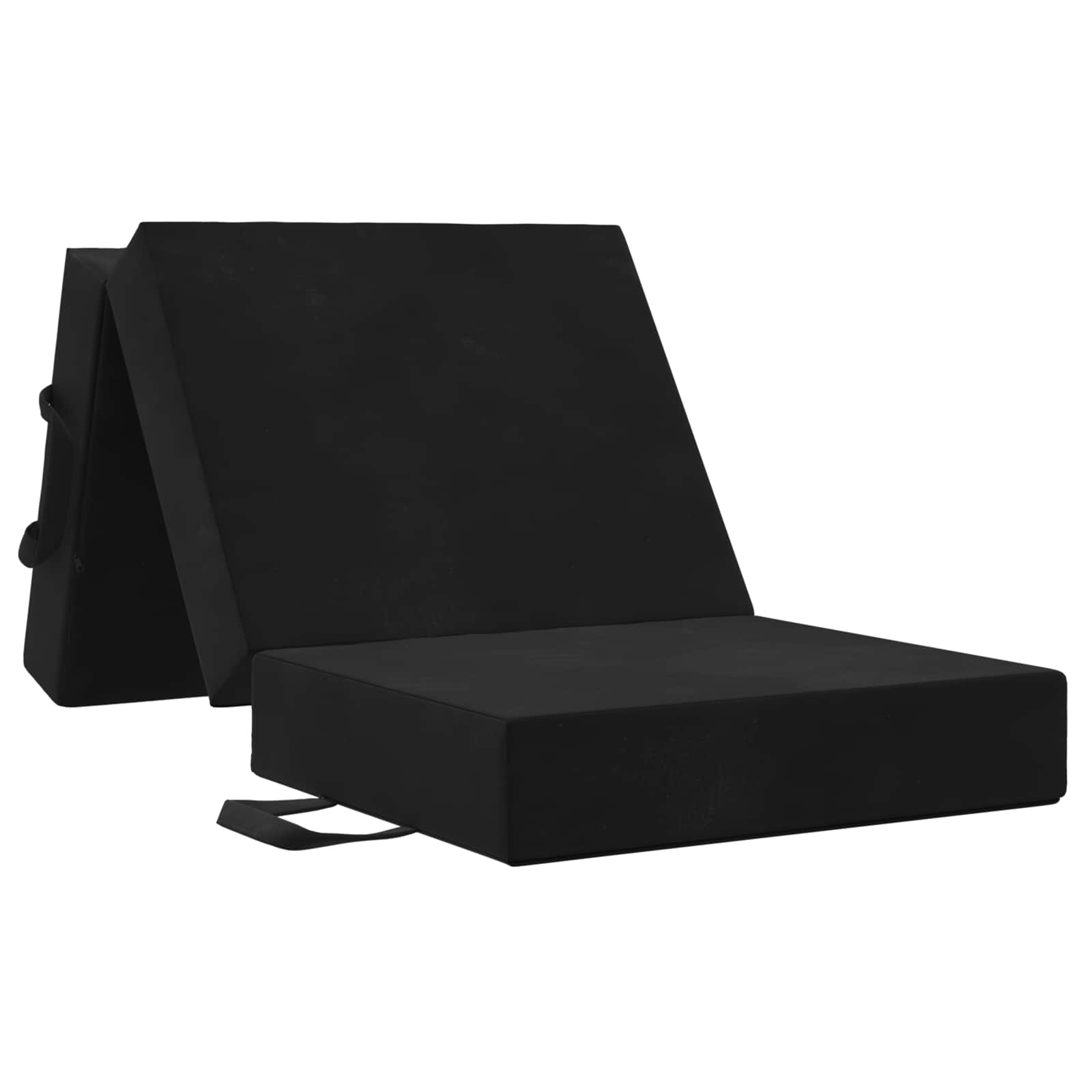 Sofa na razvlačenje 90 x 67 x 45 cm Crna