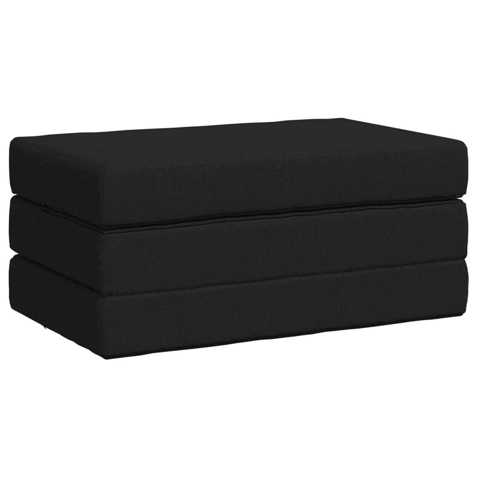 Sofa na razvlačenje 100 x 67 x 45 cm Crna