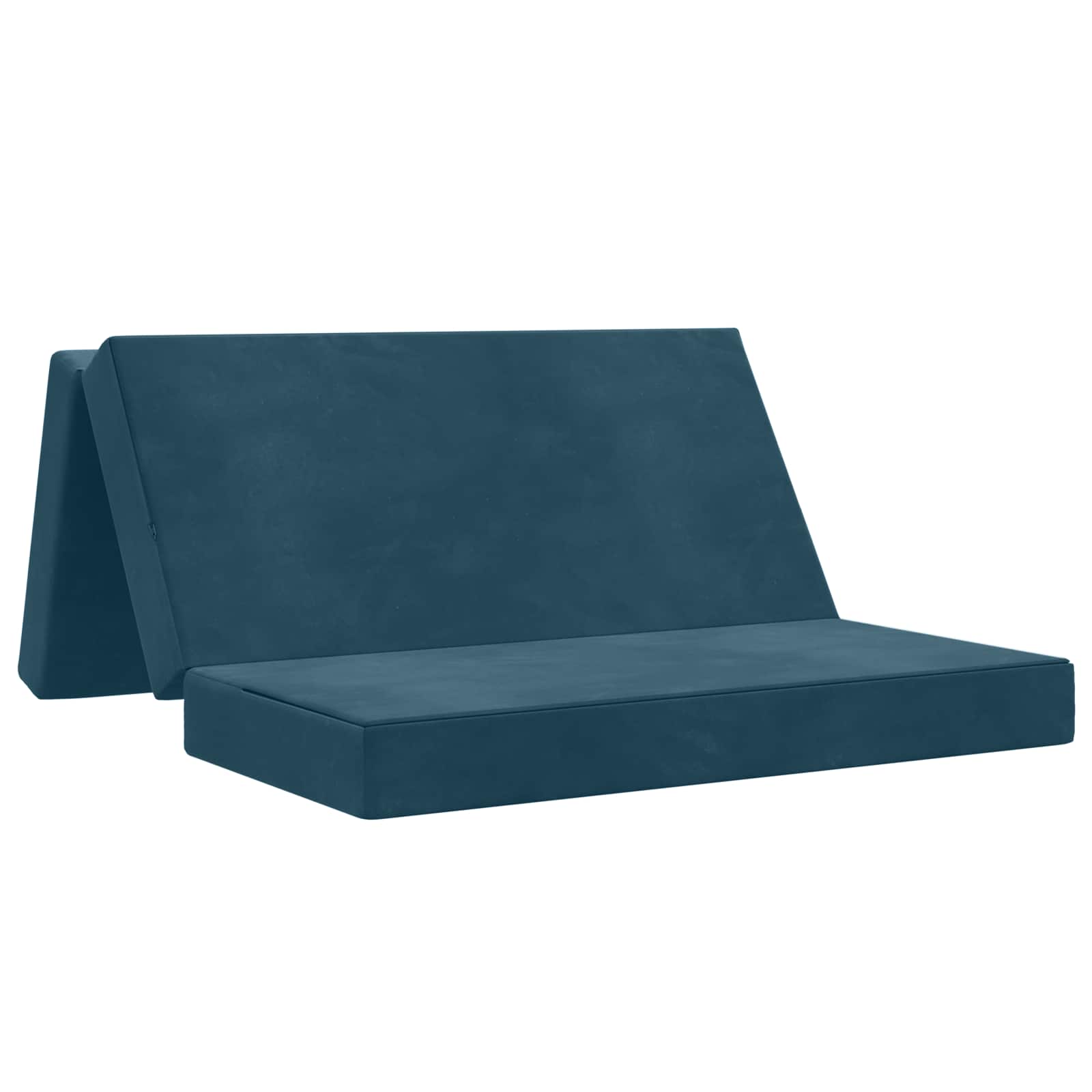 Sofa na razvlačenje 140 x 67 x 45 cm Plava