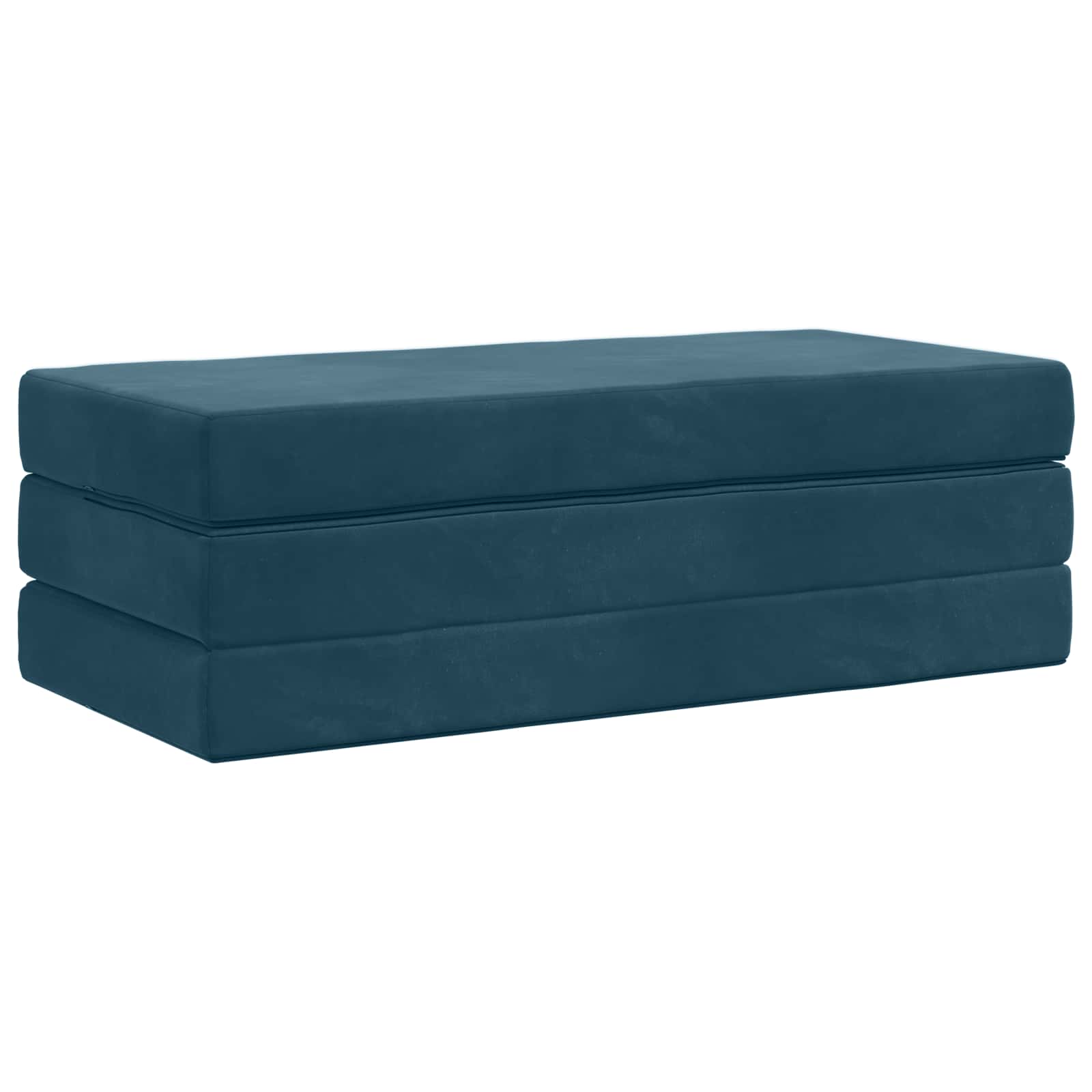 Sofa na razvlačenje 160 x 67 x 45 cm Plava