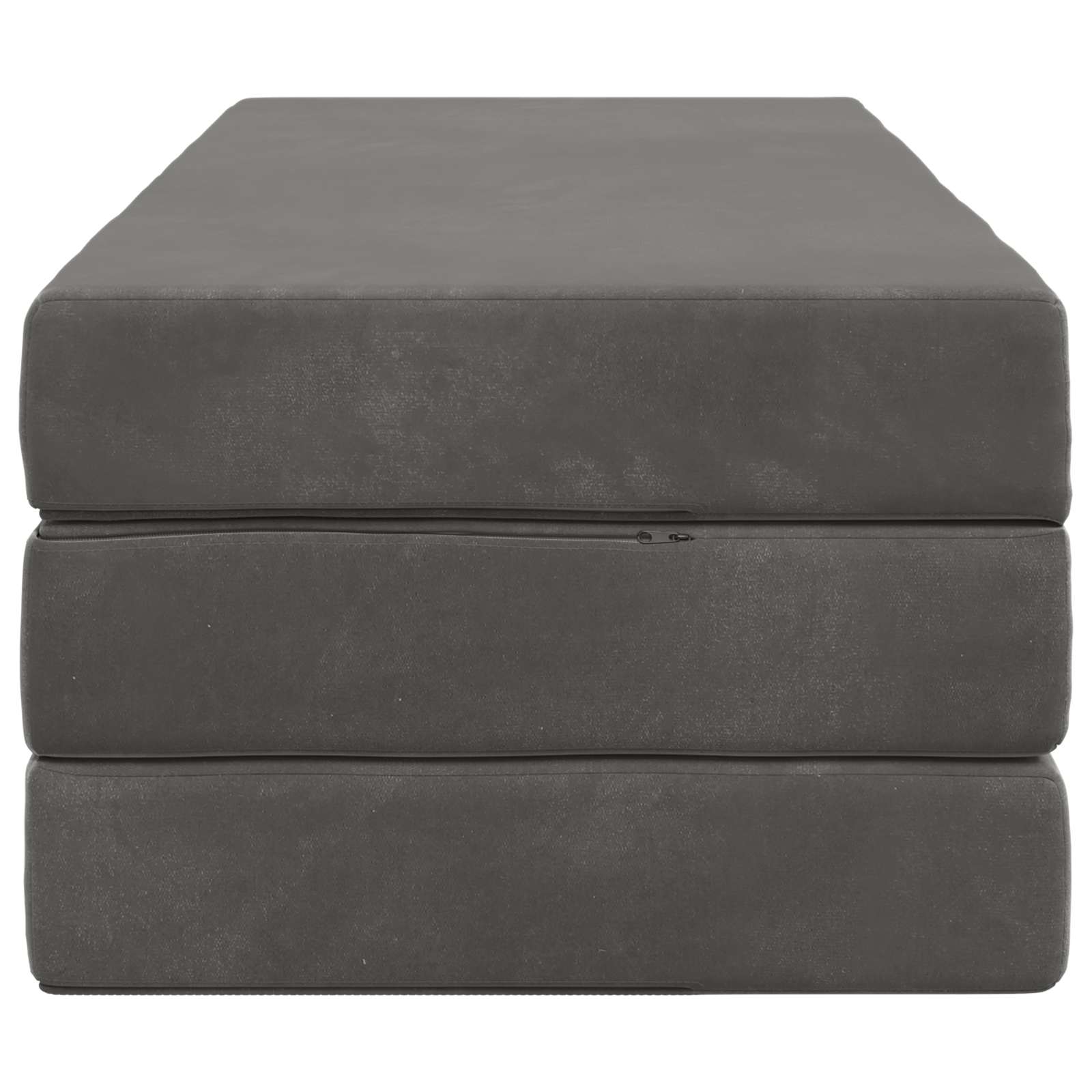 Sofa na razvlačenje 160 x 67 x 45 cm Tamnosiva