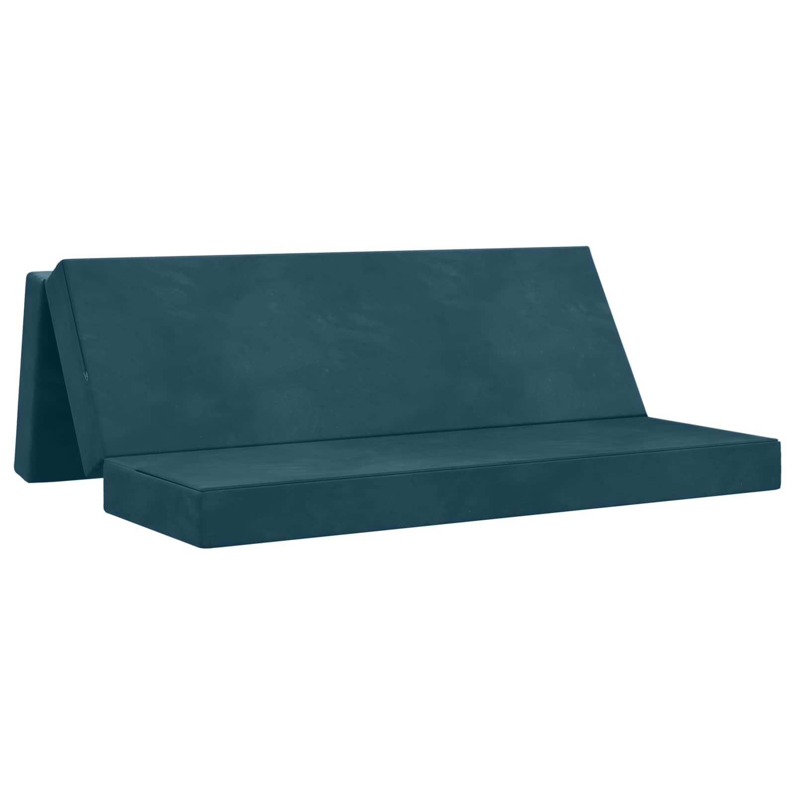 Sofa na razvlačenje 180 x 67 x 45 cm Plava
