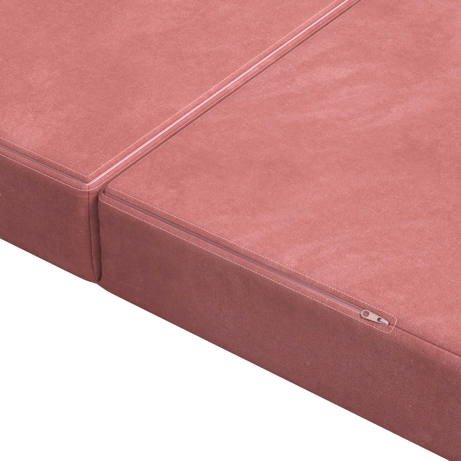 Sofa na razvlačenje 180 x 67 x 45 cm Ružičasta