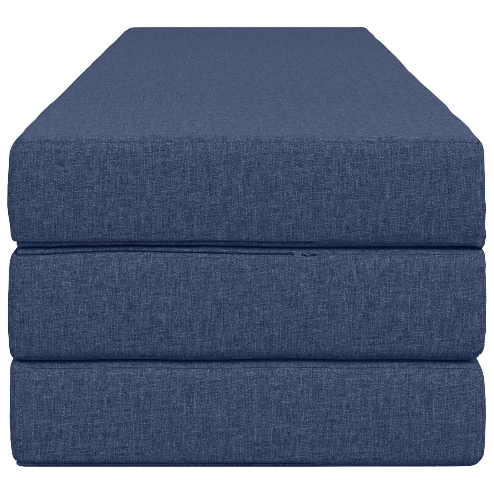 Sofa na razvlačenje 200 x 67 x 45 cm Plava