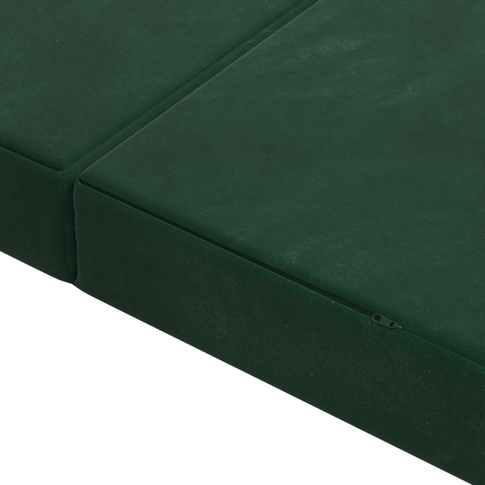 Sofa na razvlačenje 200 x 67 x 45 cm Tamnozelena