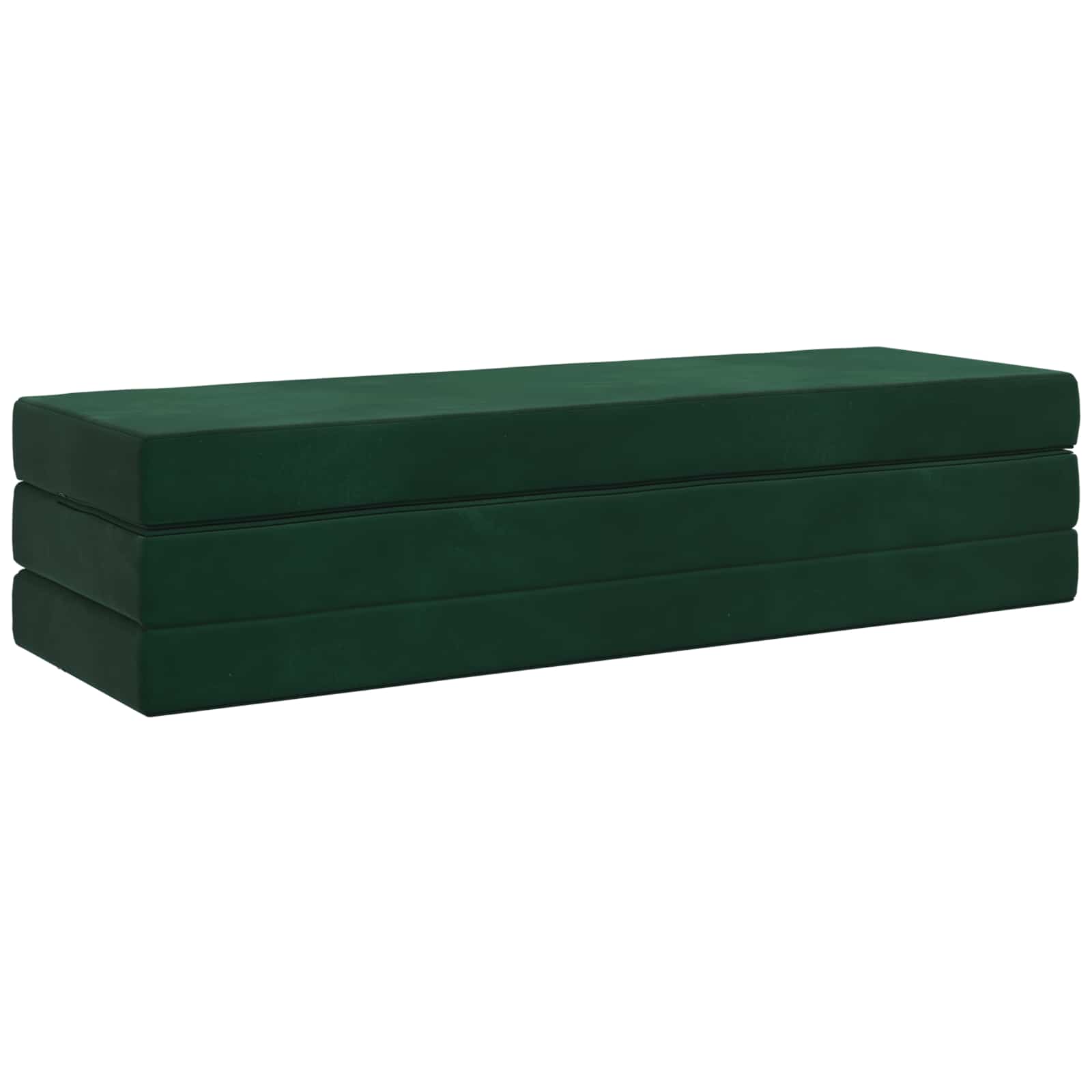 Sofa na razvlačenje 200 x 67 x 45 cm Tamnozelena