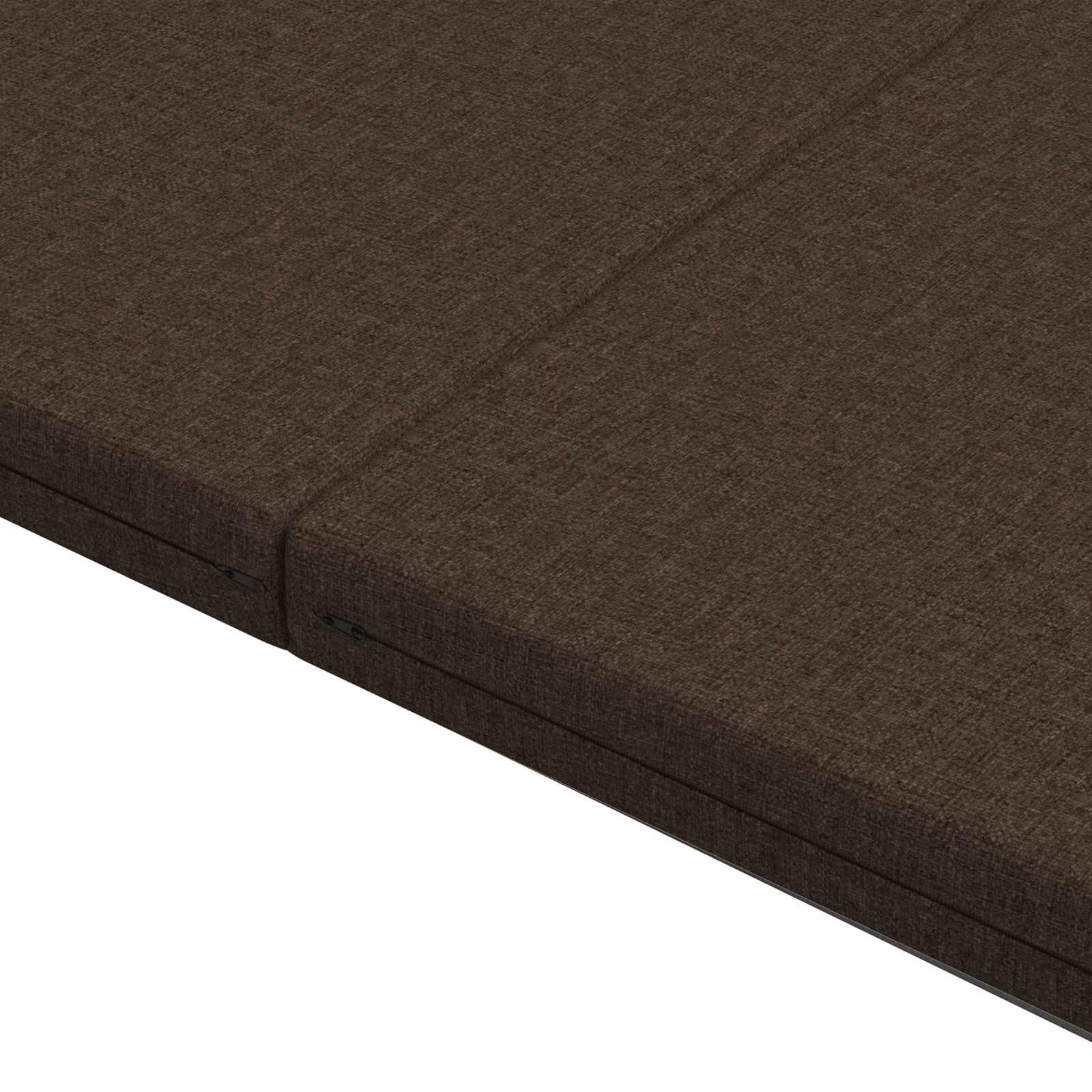 Sofa na razvlačenje 140 x 67 x 45 cm Sivosmeđa
