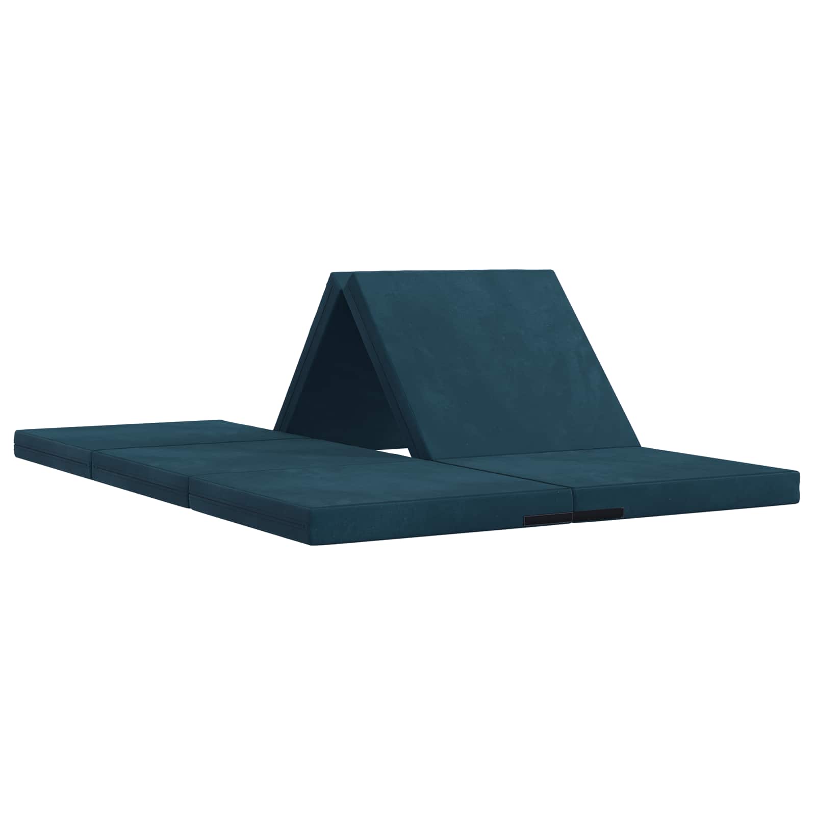 Sofa na razvlačenje 140 x 67 x 45 cm Plava
