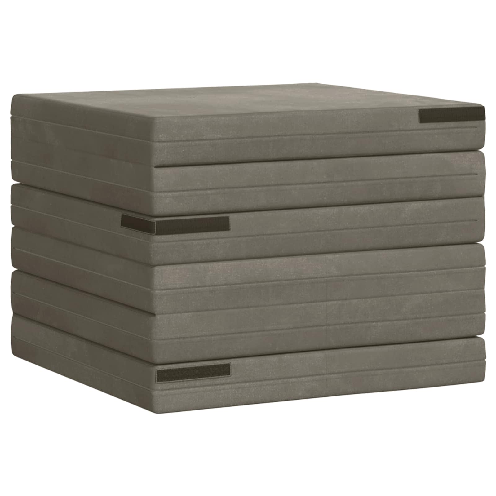 Sofa na razvlačenje 140 x 67 x 45 cm Svjetlosiva