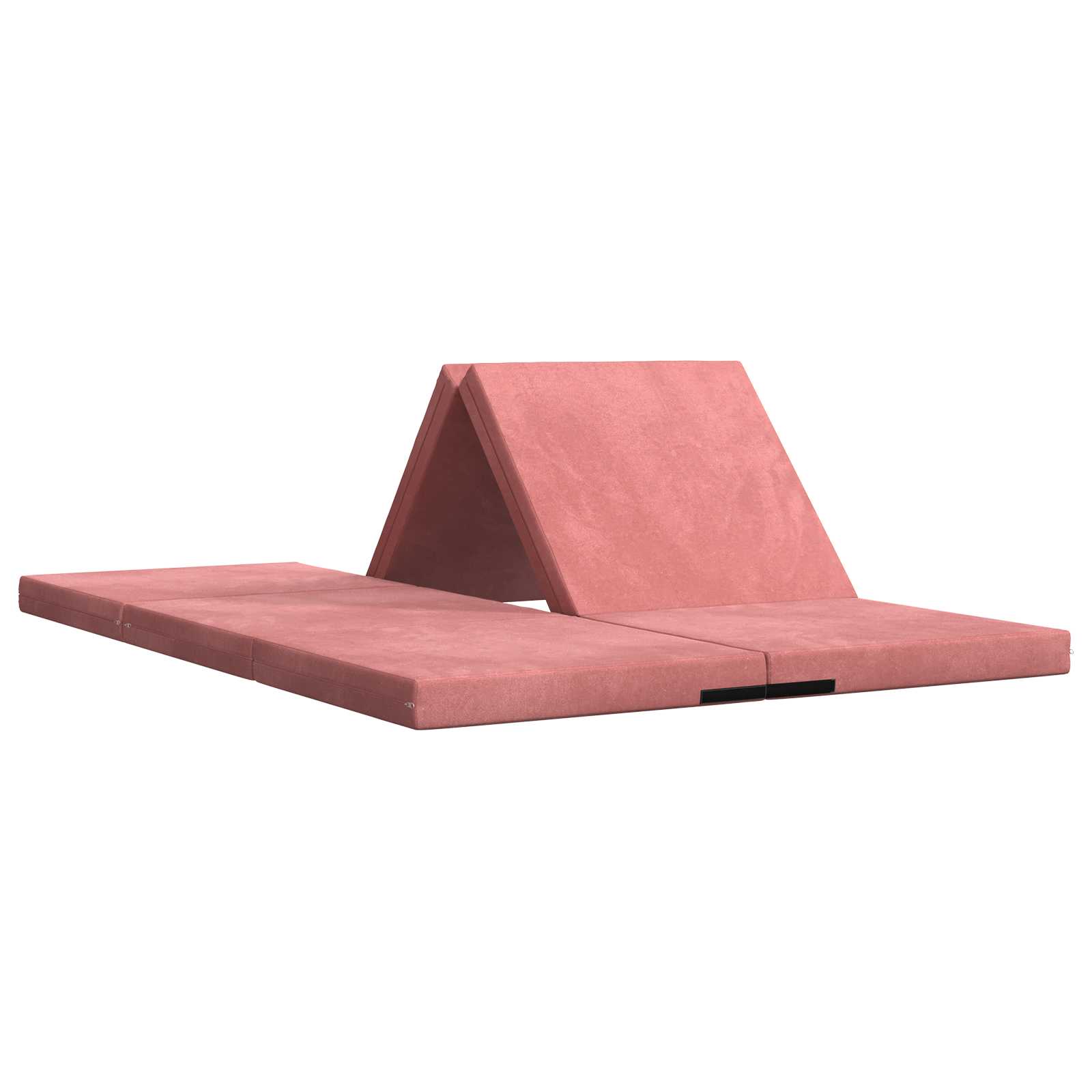 Sofa na razvlačenje 140 x 67 x 45 cm Ružičasta