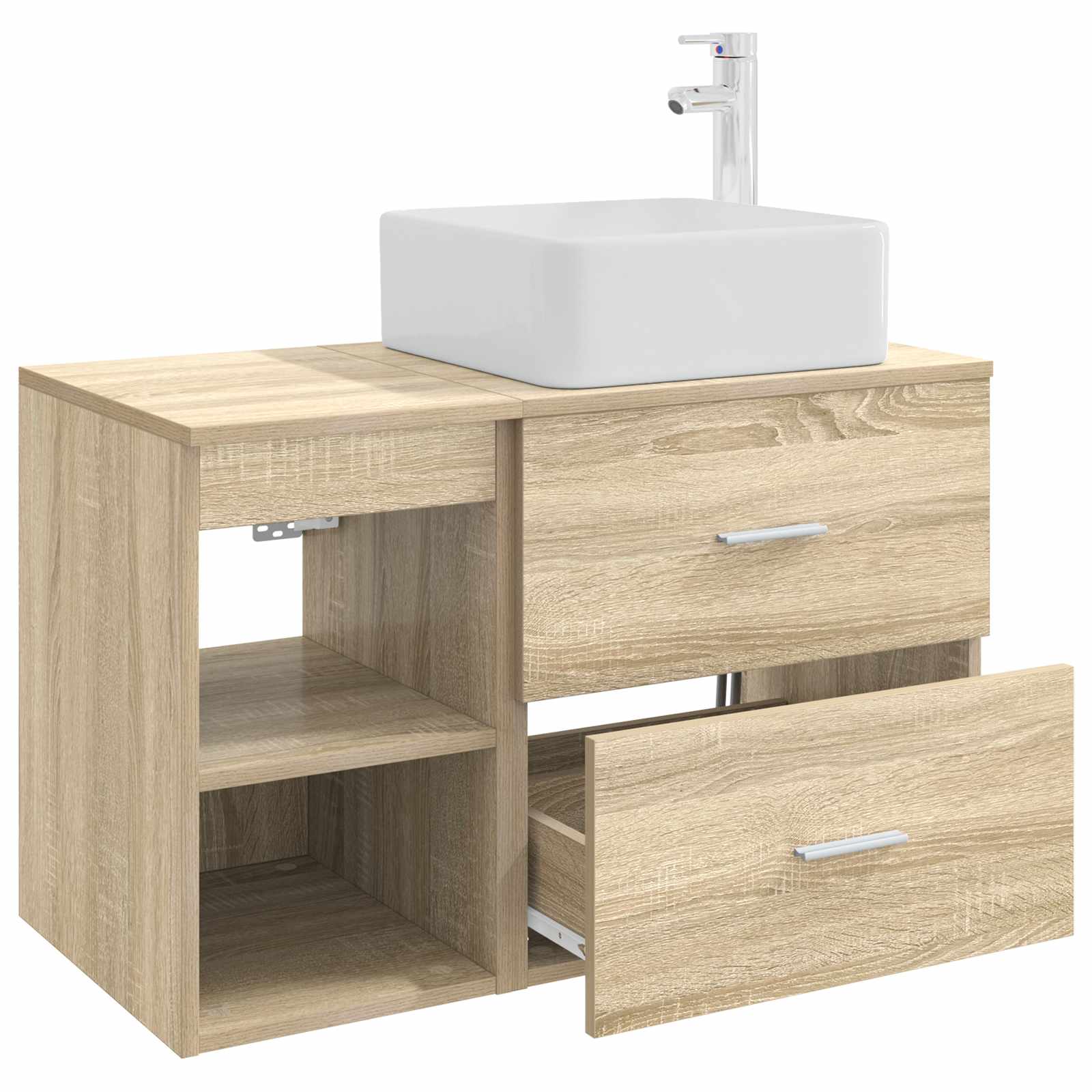 Set namještaja za kupaonicu 2 pcs Hrast sonoma