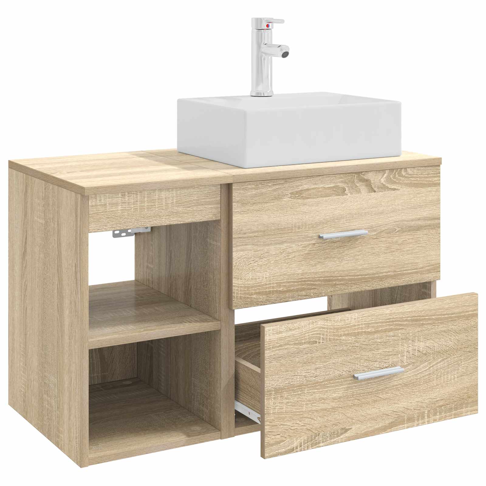 Set namještaja za kupaonicu 2 pcs Hrast sonoma