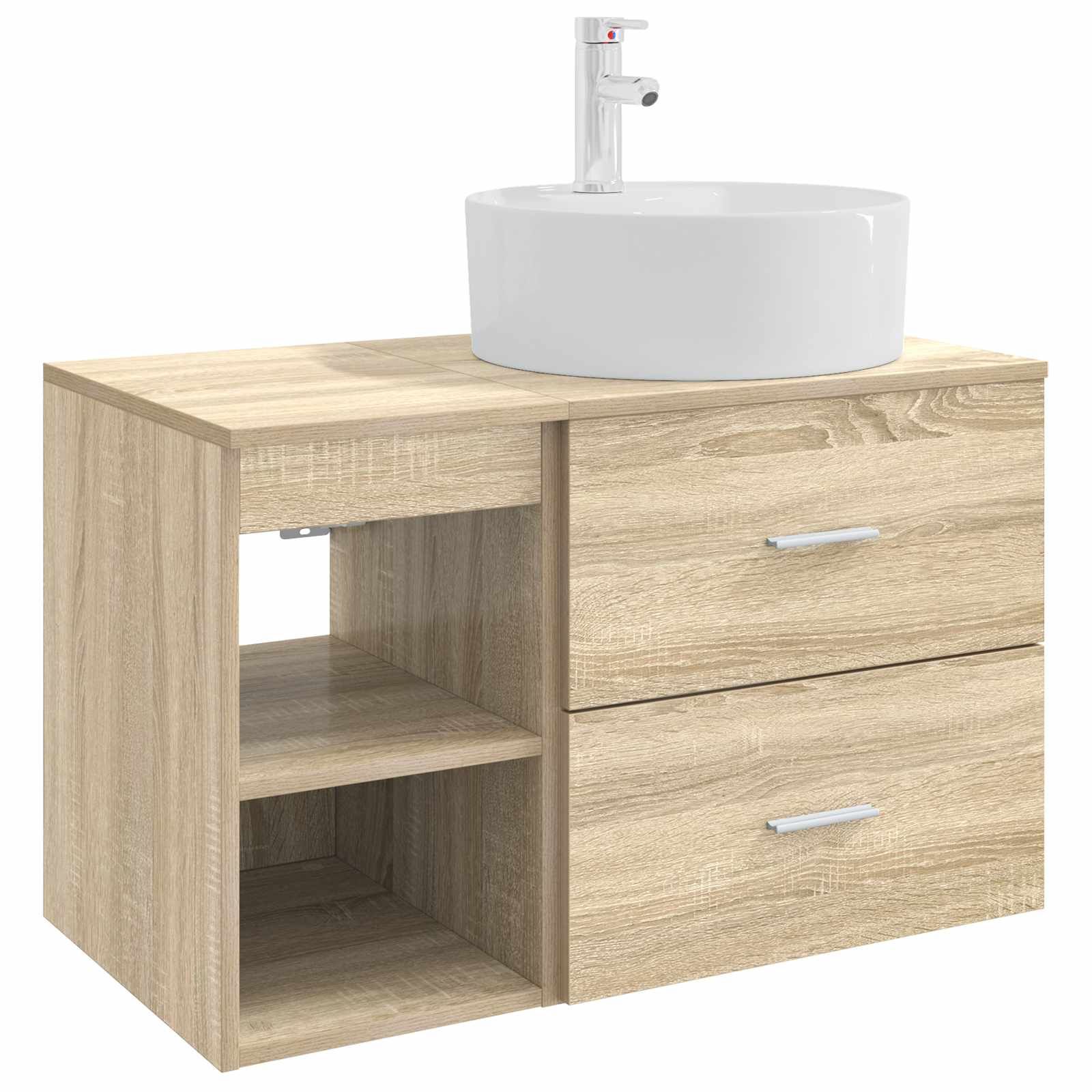 Set namještaja za kupaonicu 2 pcs Hrast sonoma