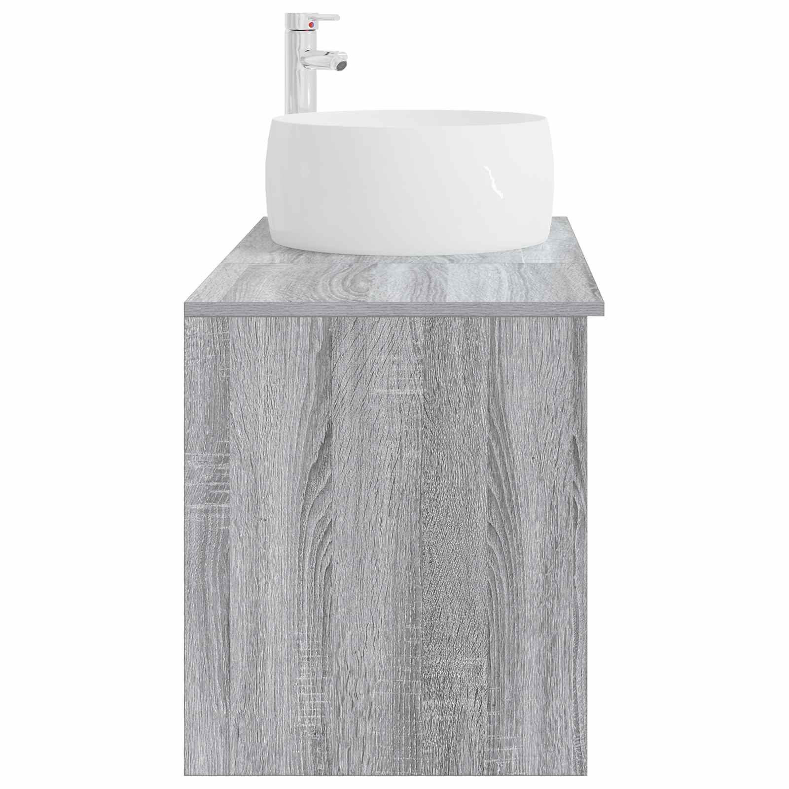 Set namještaja za kupaonicu 2 pcs Siva Sonoma Konstruirano drvo