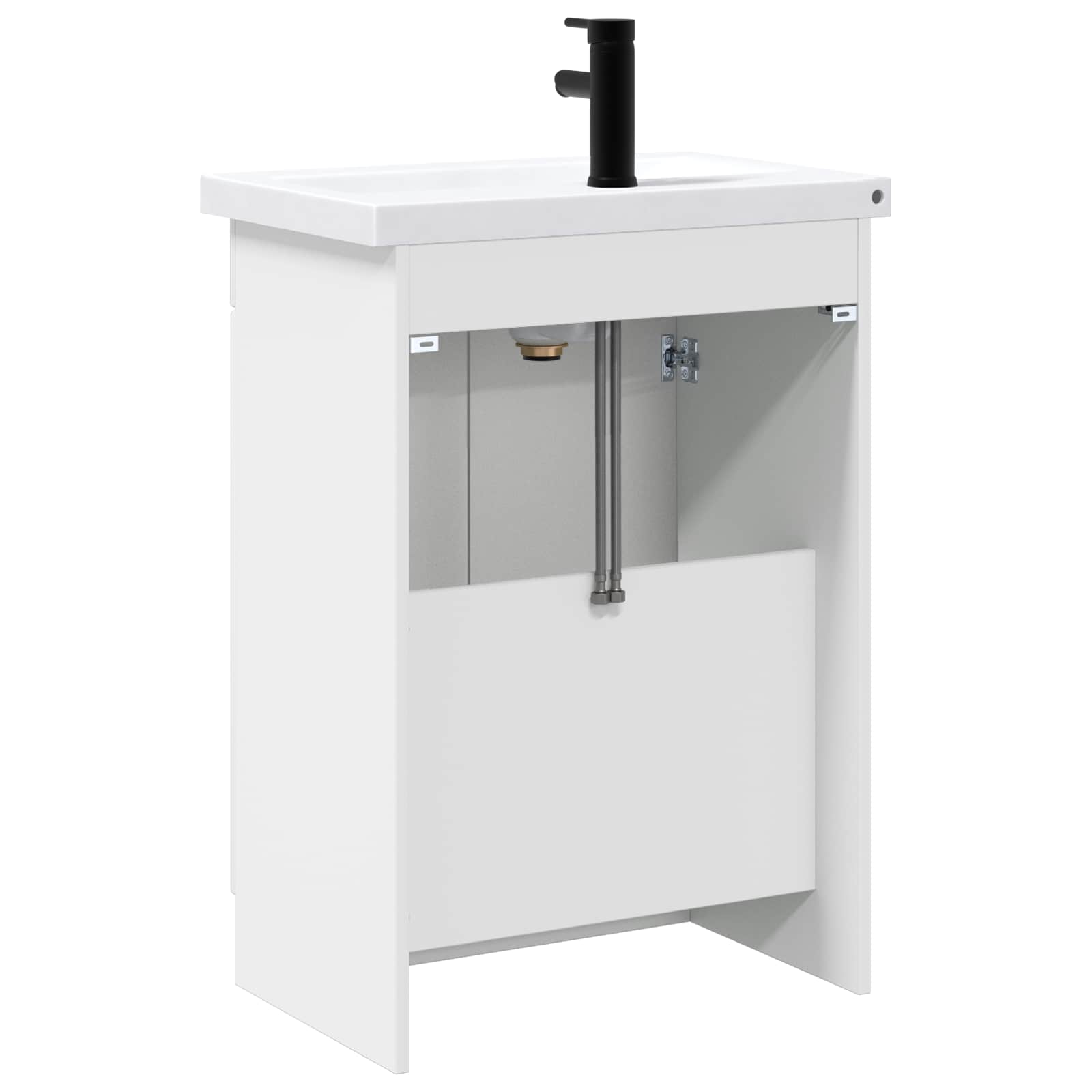 Set namještaja za kupaonicu Bijela visokog sjaja