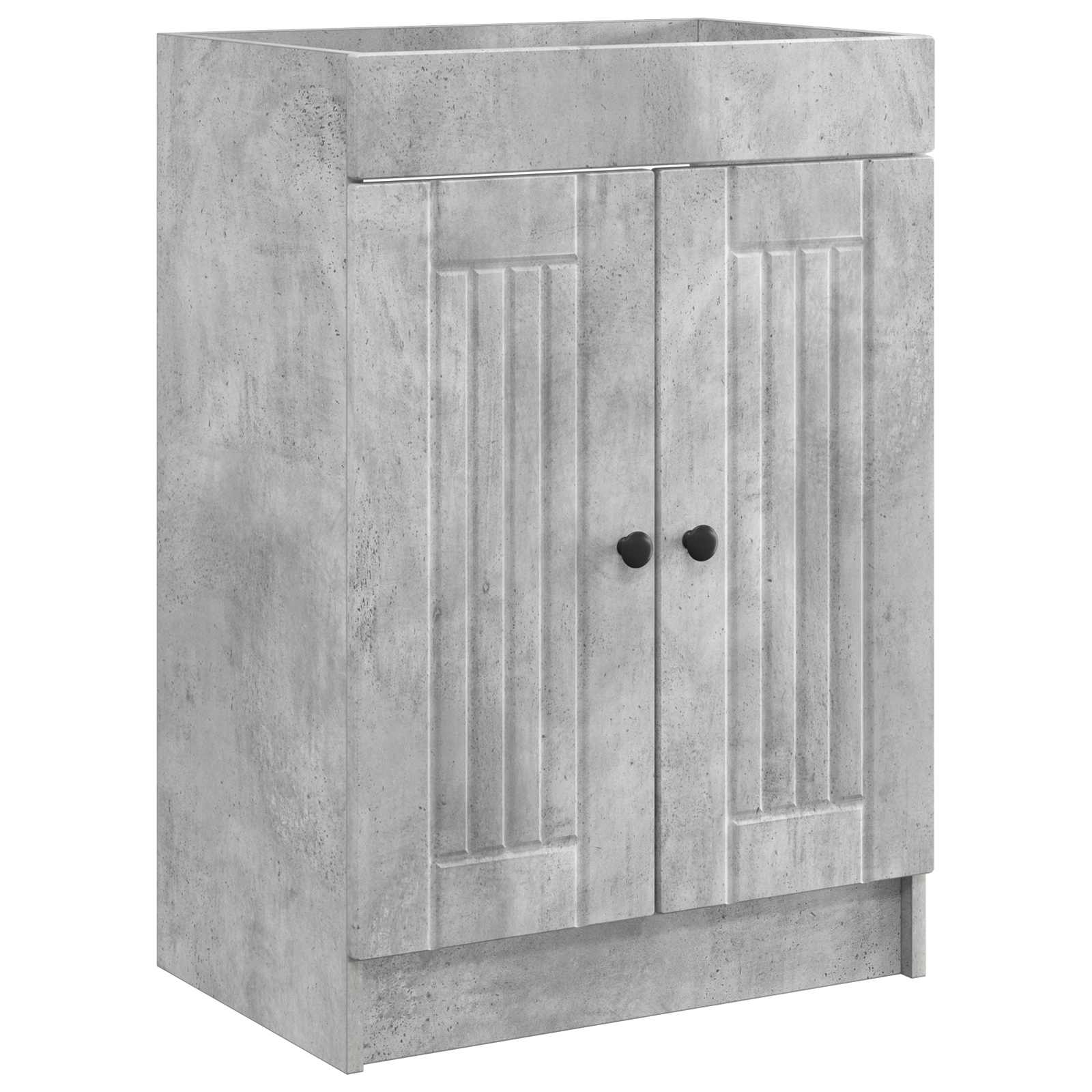 Set namještaja za kupaonicu Betonska siva 56 x 37,5 x 81 cm