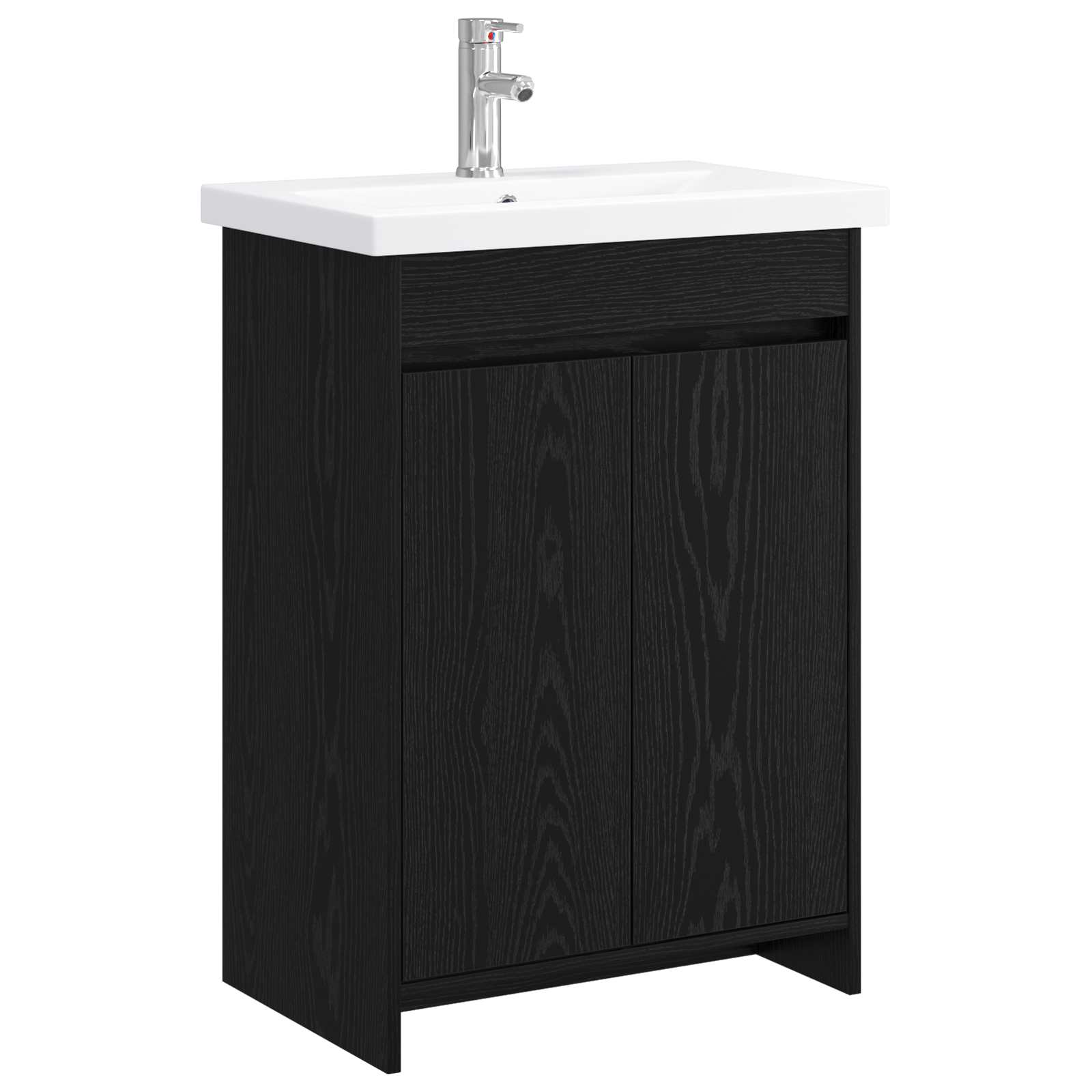 Set namještaja za kupaonicu Crni hrast 61 x 40 x 84,5 cm