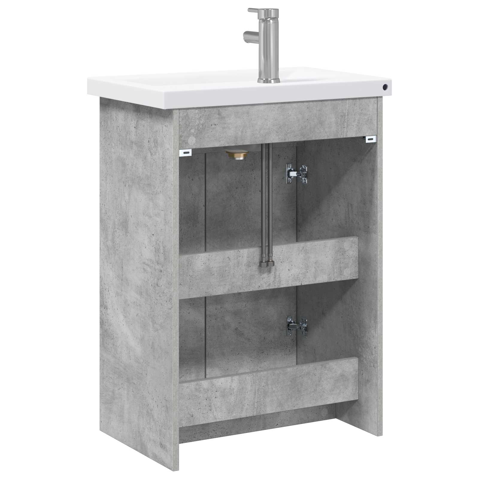 Set namještaja za kupaonicu Betonska siva 61 x 40 x 84,5 cm