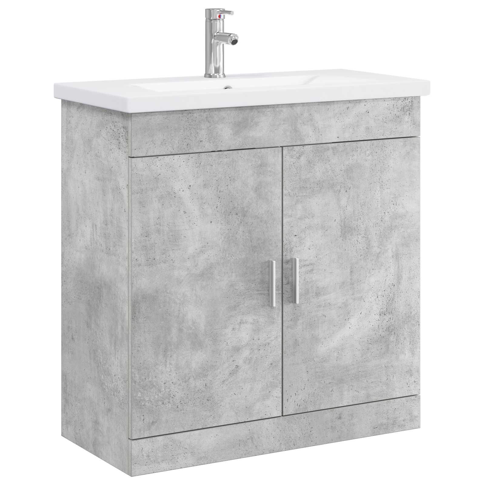 Set namještaja za kupaonicu Betonska siva 81 x 40 x 84,5 cm