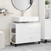 Toaletna jedinica Bijela 80 x 35 x 60 cm Konstruirano drvo