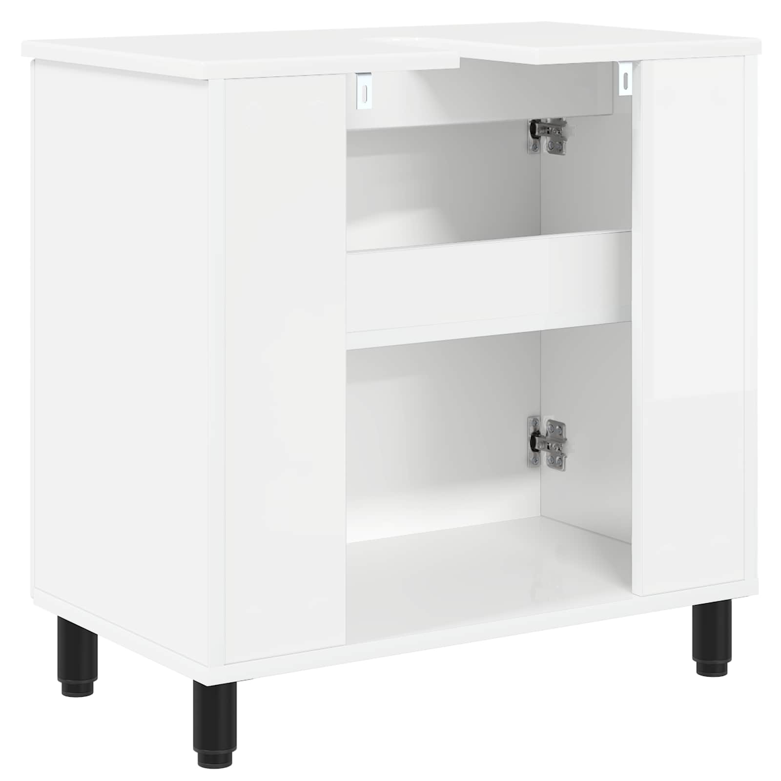 Toaletna jedinica Bijela visokog sjaja 60 x 35 x 60 cm