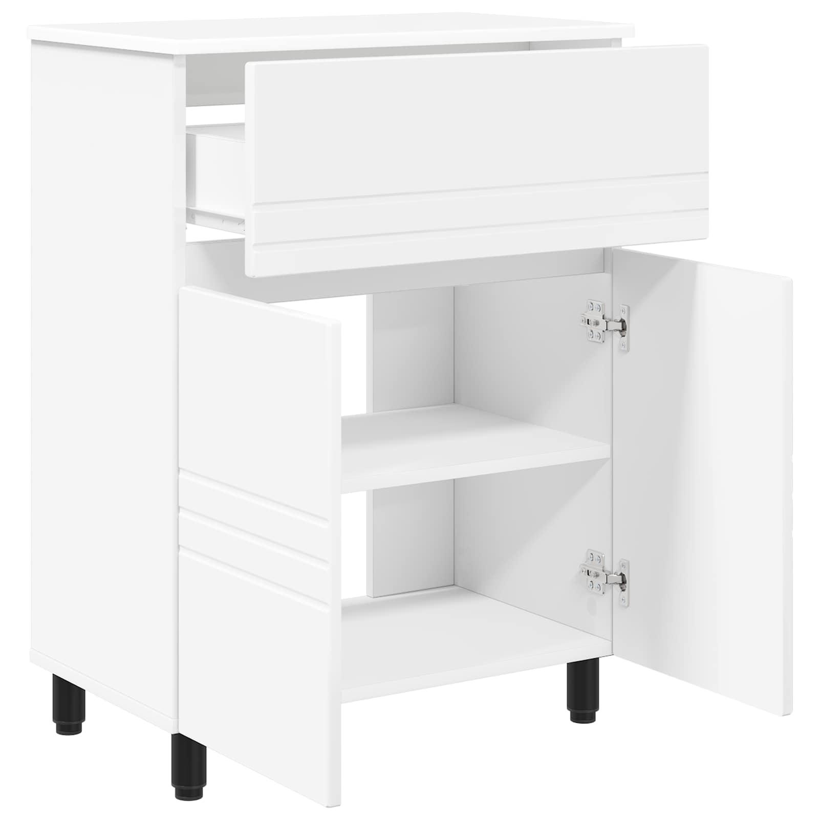 Toaletna jedinica Bijela 60 x 35 x 80 cm Konstruirano drvo