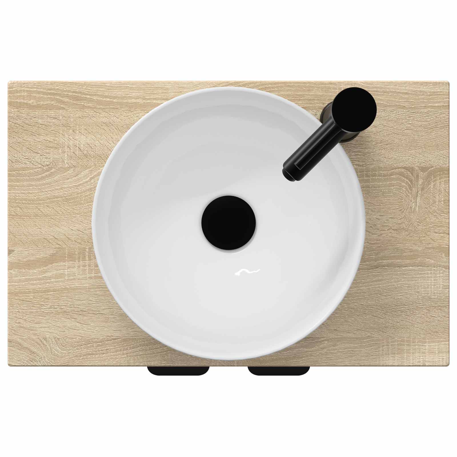 Kupaonski umivaonik s sudoperom Hrast sonoma 54 x 35 x 83 cm