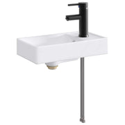 Umivaonik za kupaonicu Mat Crna 40,5 x 22,5 x 11,5 cm Metal
