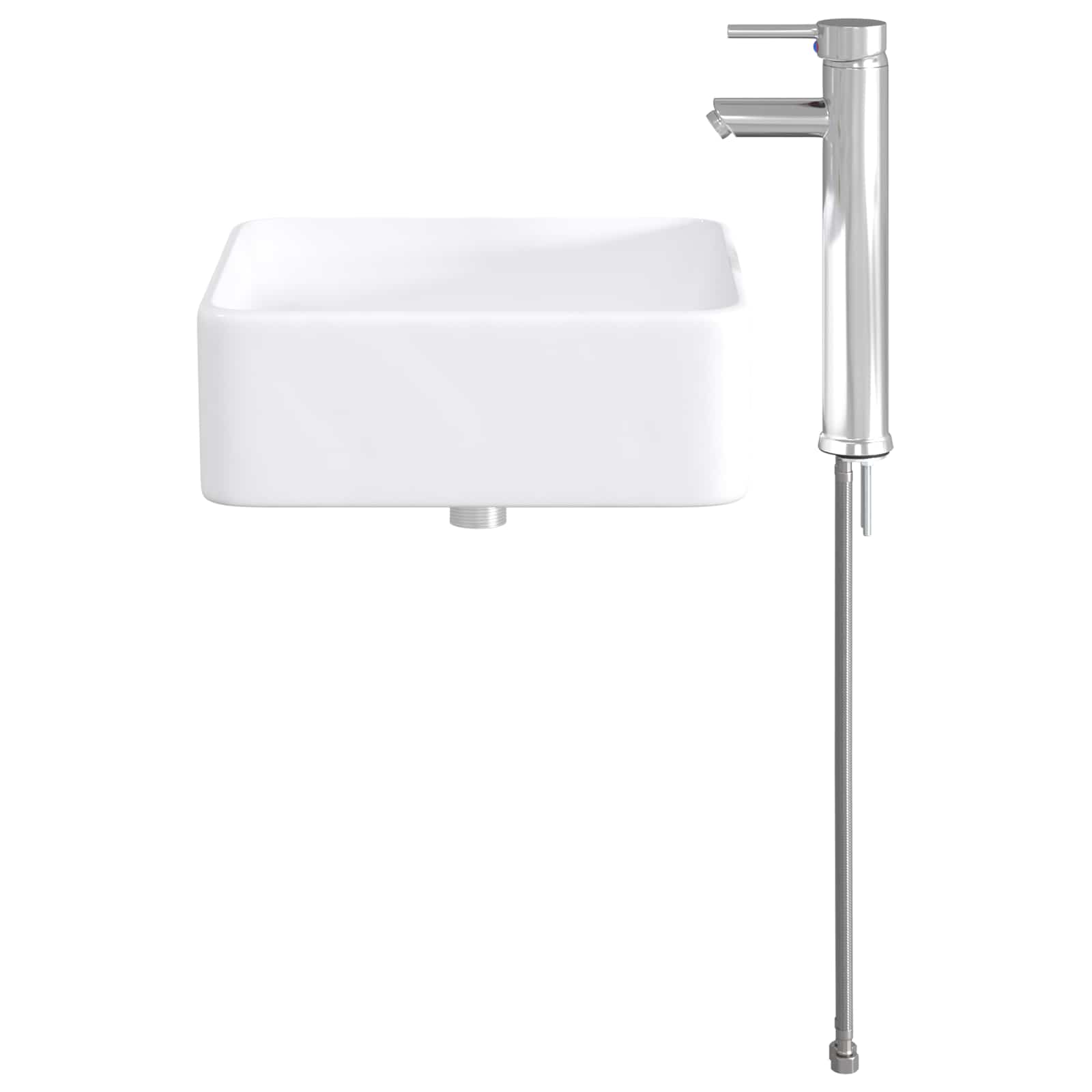 Umivaonik za kupaonicu Krom 49 x 37 x 14 cm Metal