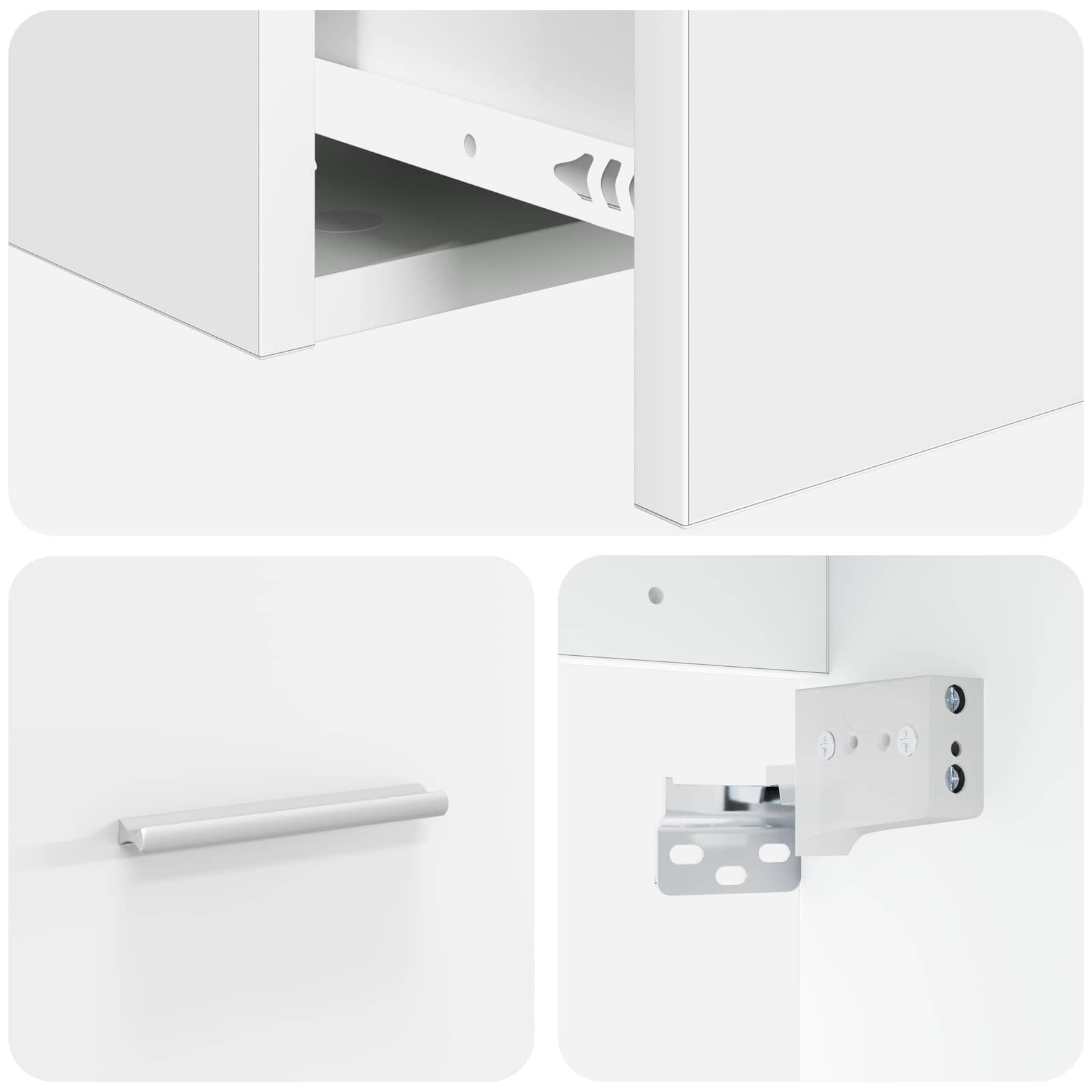 Umivaonik s policom Bijela 49,5 x 41 x 64,5 cm